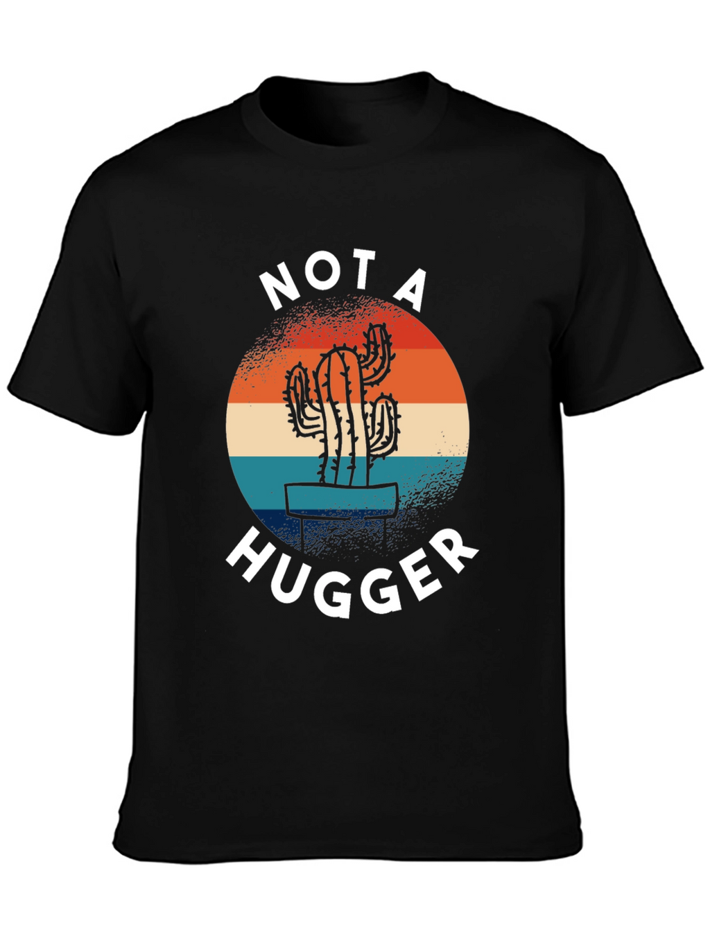 Not a Hugger Cactus Graphic T-Shirt