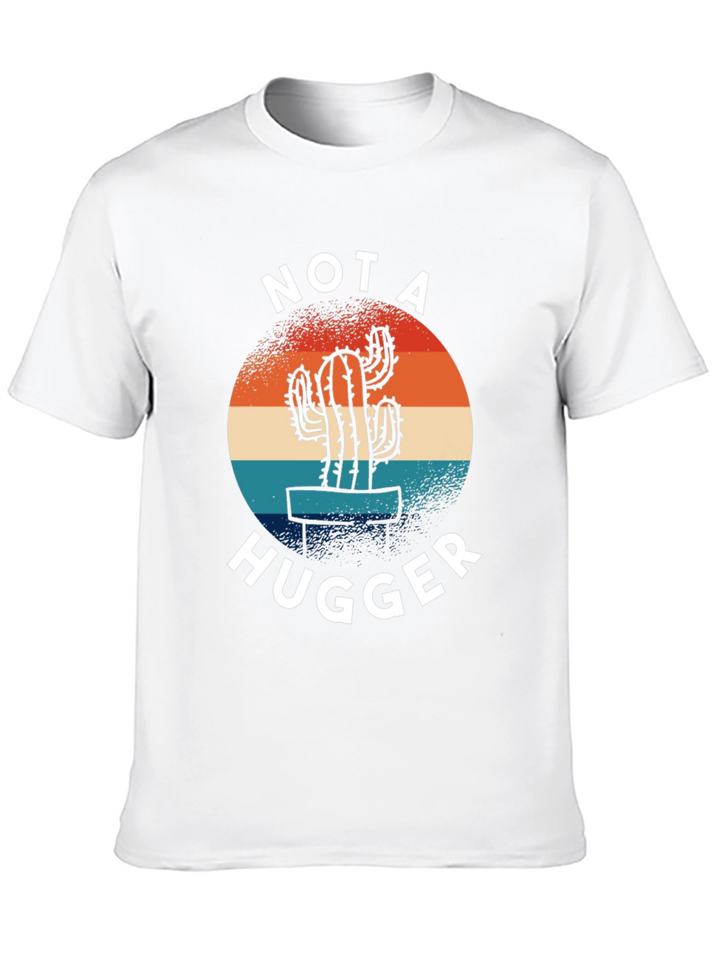 Not a Hugger Cactus Graphic T-Shirt