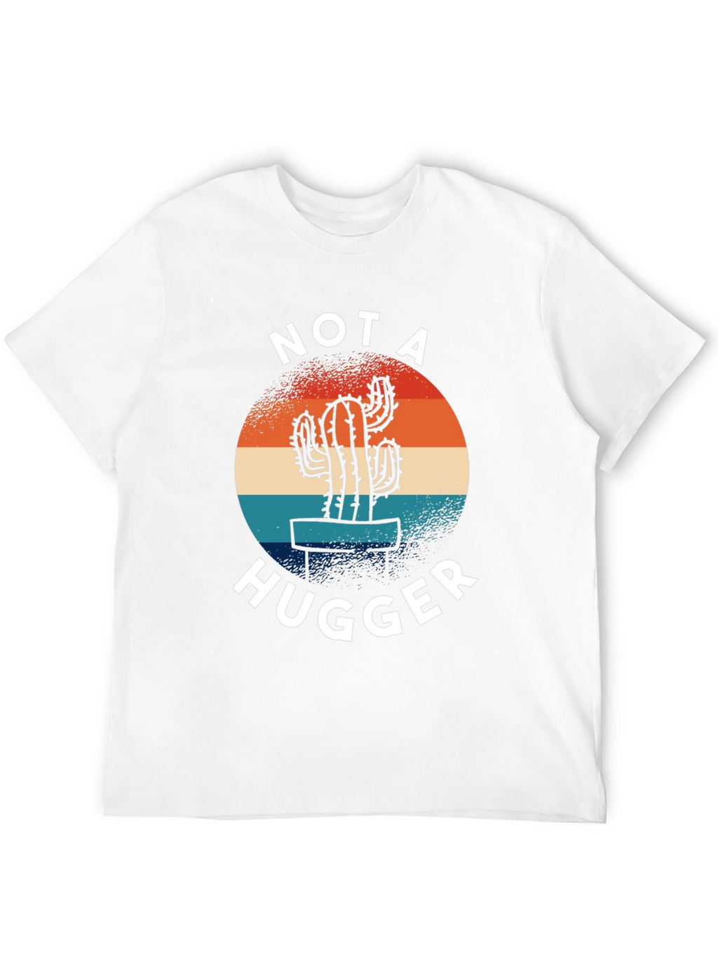 Not a Hugger Cactus Graphic T-Shirt