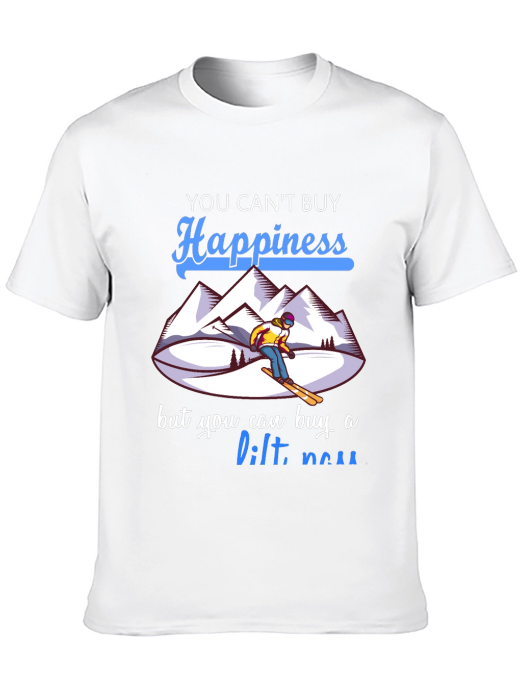 Skiing Happiness T-Shirt