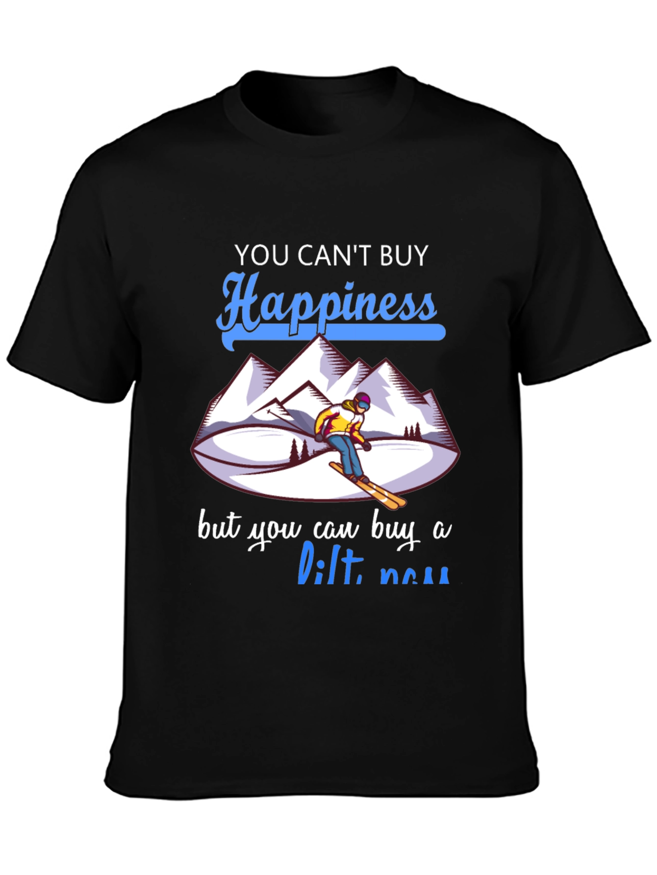 Skiing Happiness T-Shirt