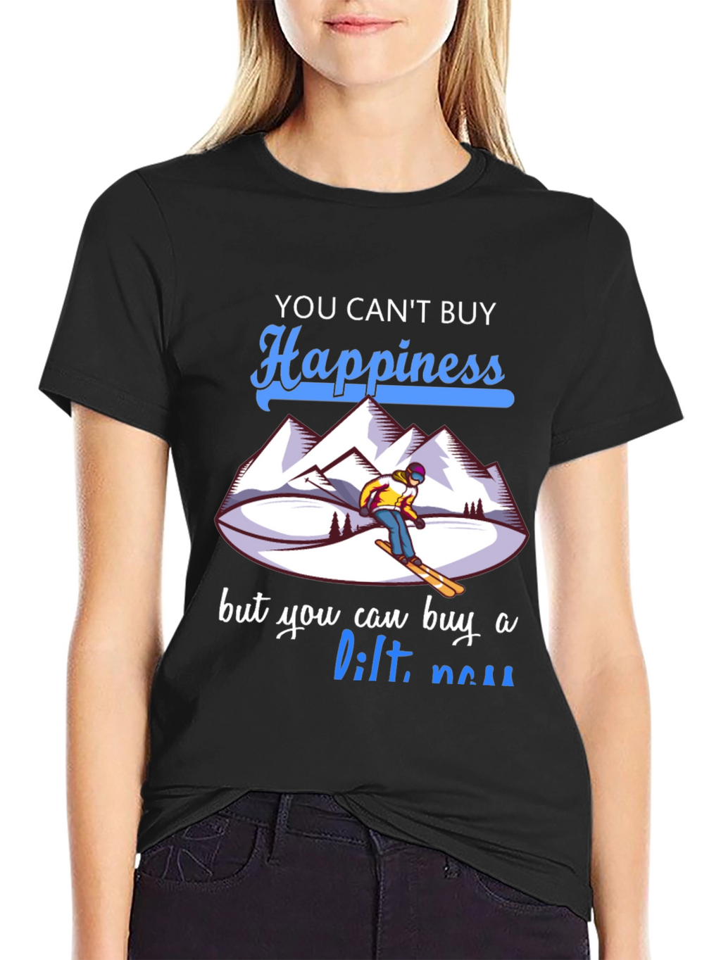 Skiing Happiness T-Shirt