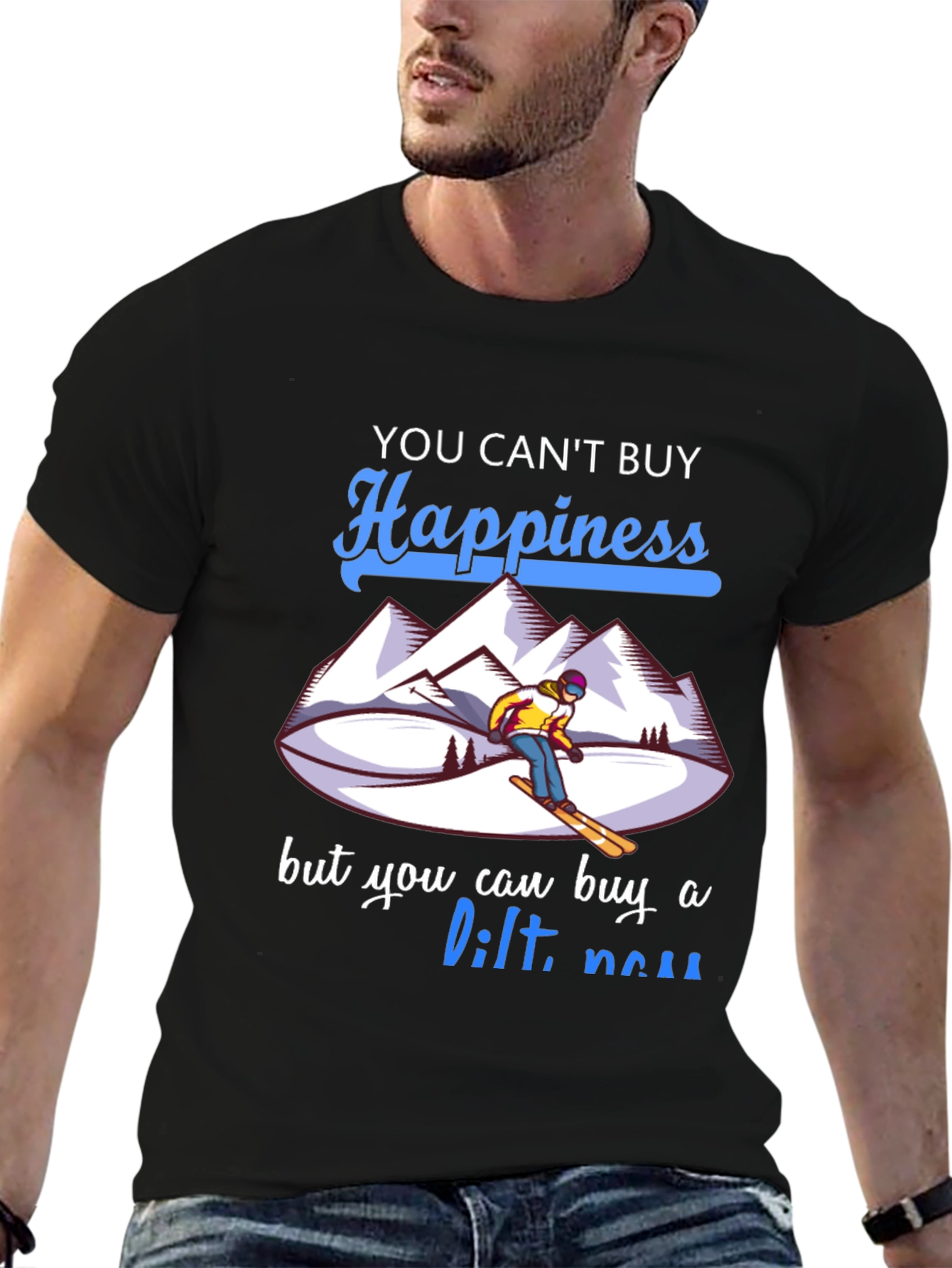 Skiing Happiness T-Shirt