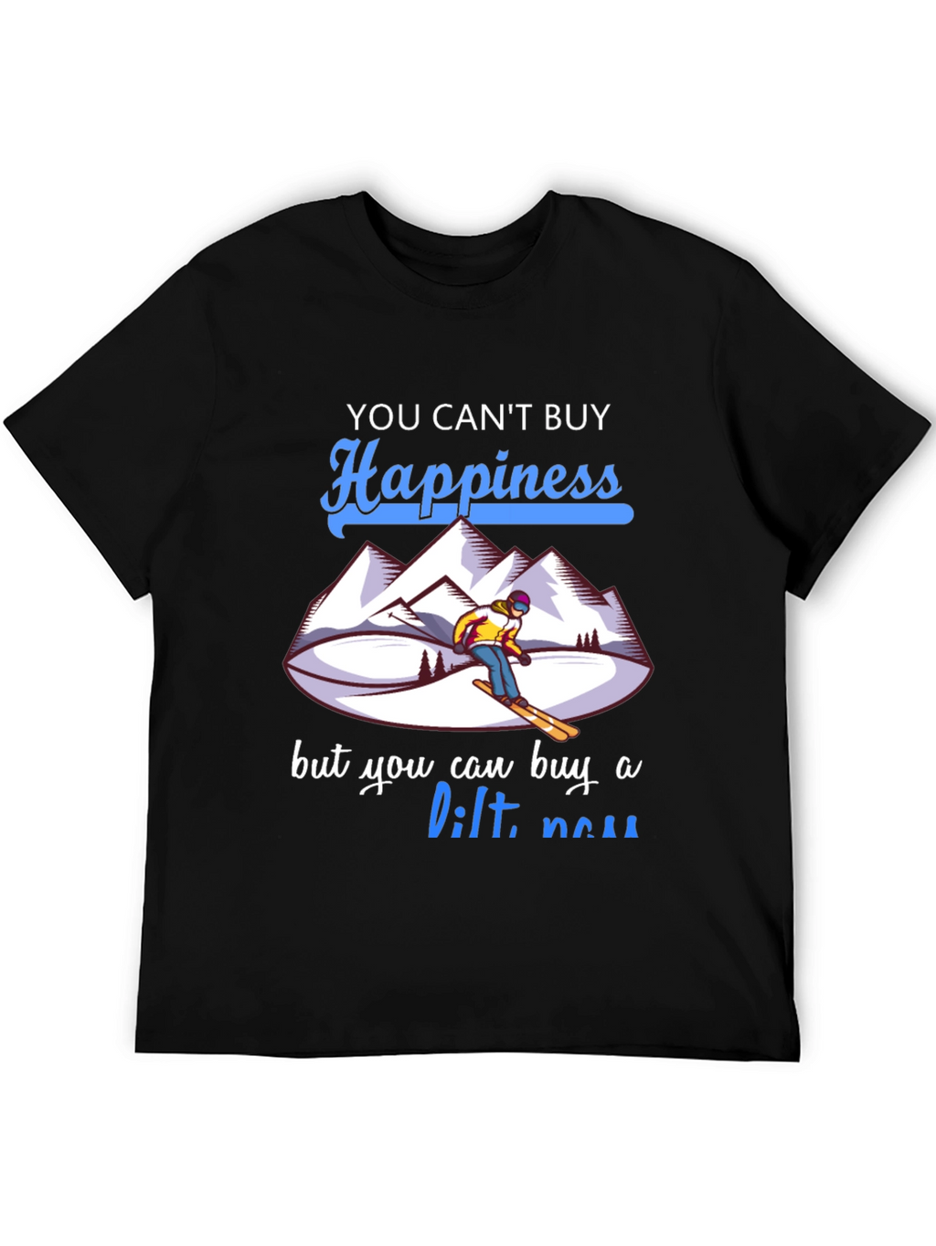 Skiing Happiness T-Shirt