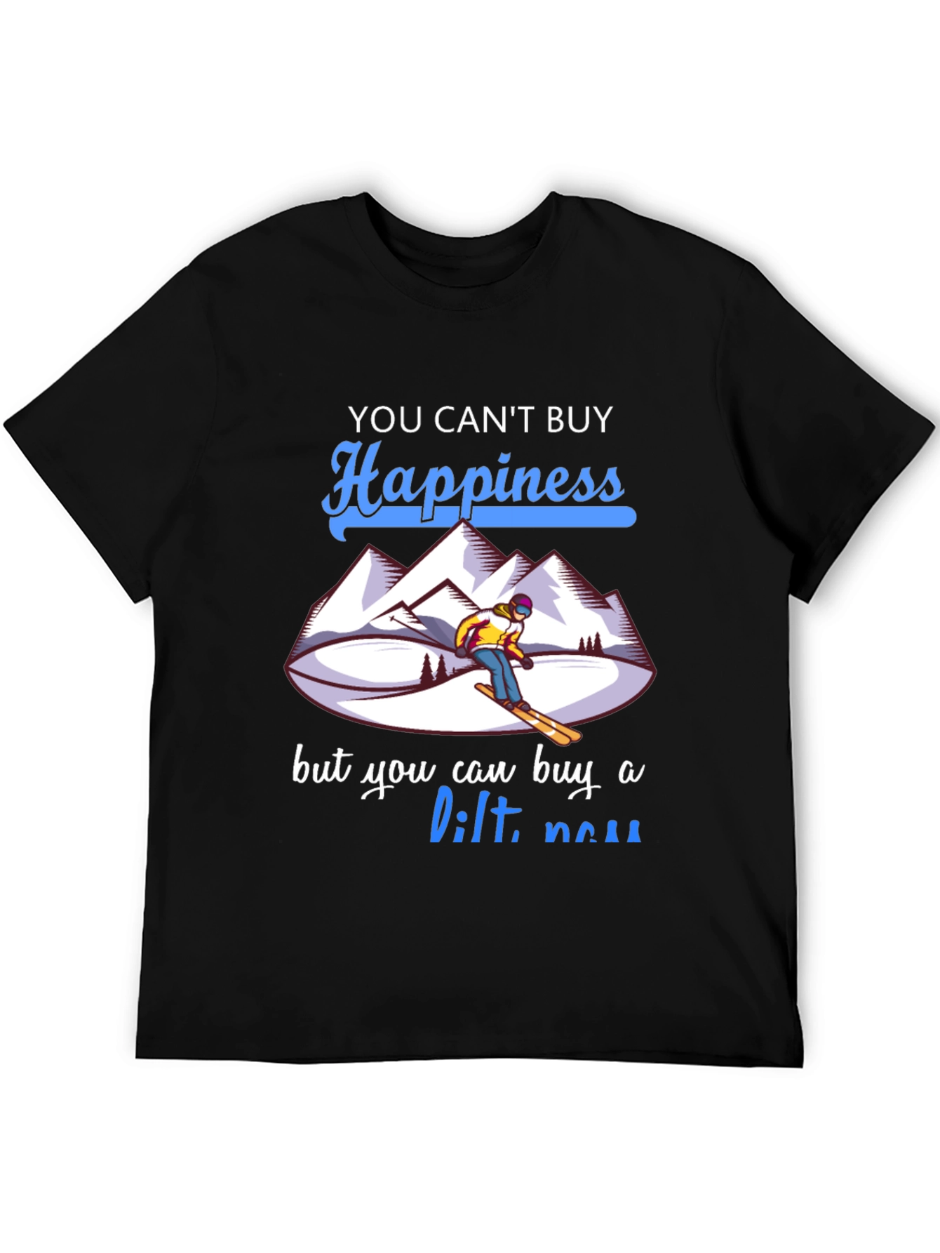 Skiing Happiness T-Shirt