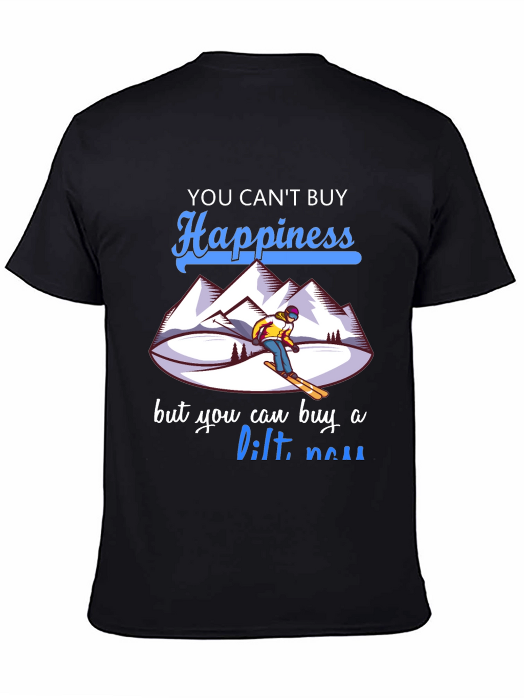 Skiing Happiness T-Shirt