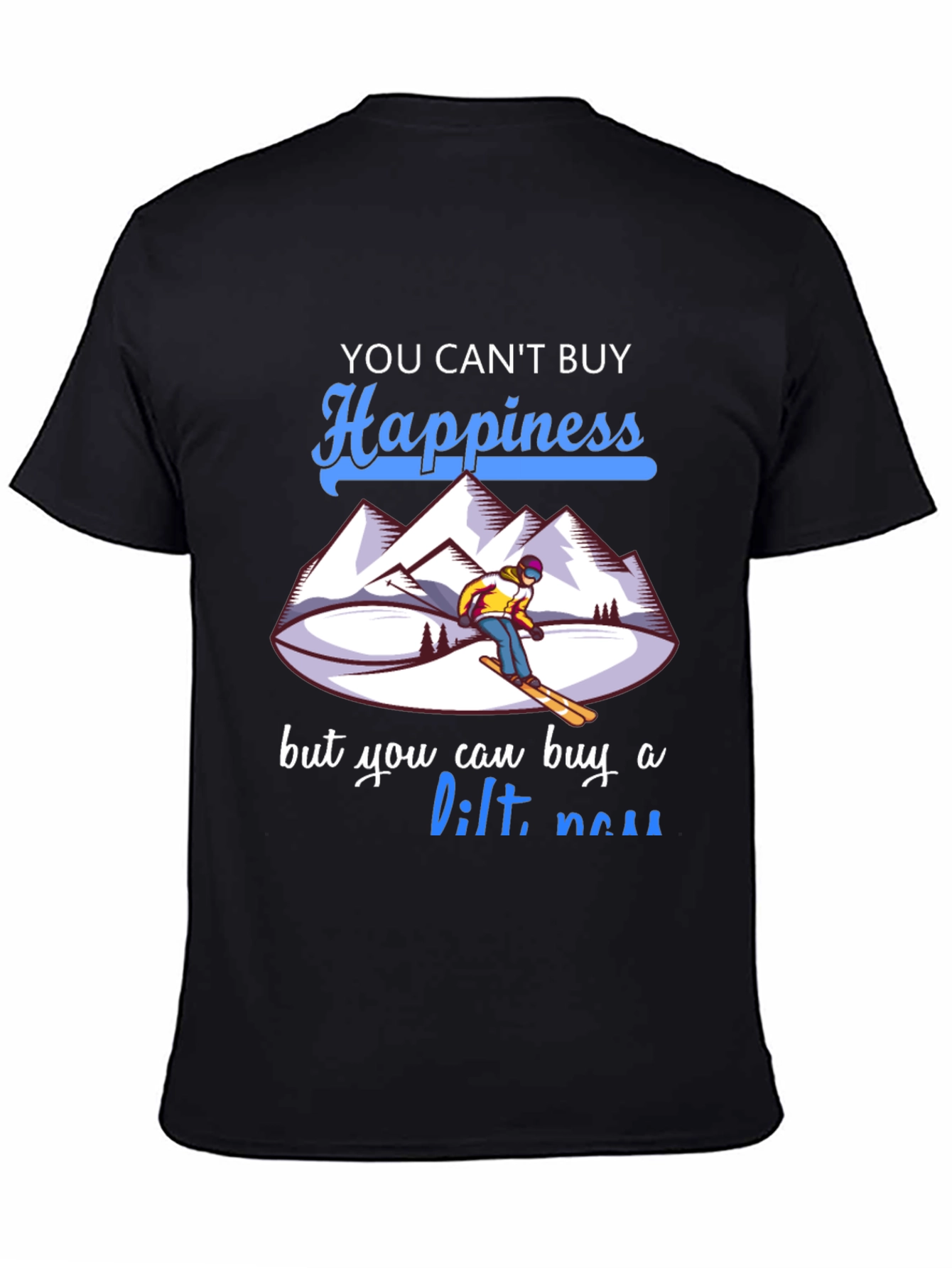 Skiing Happiness T-Shirt