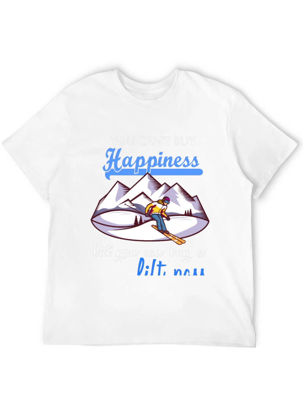 Skiing Happiness T-Shirt