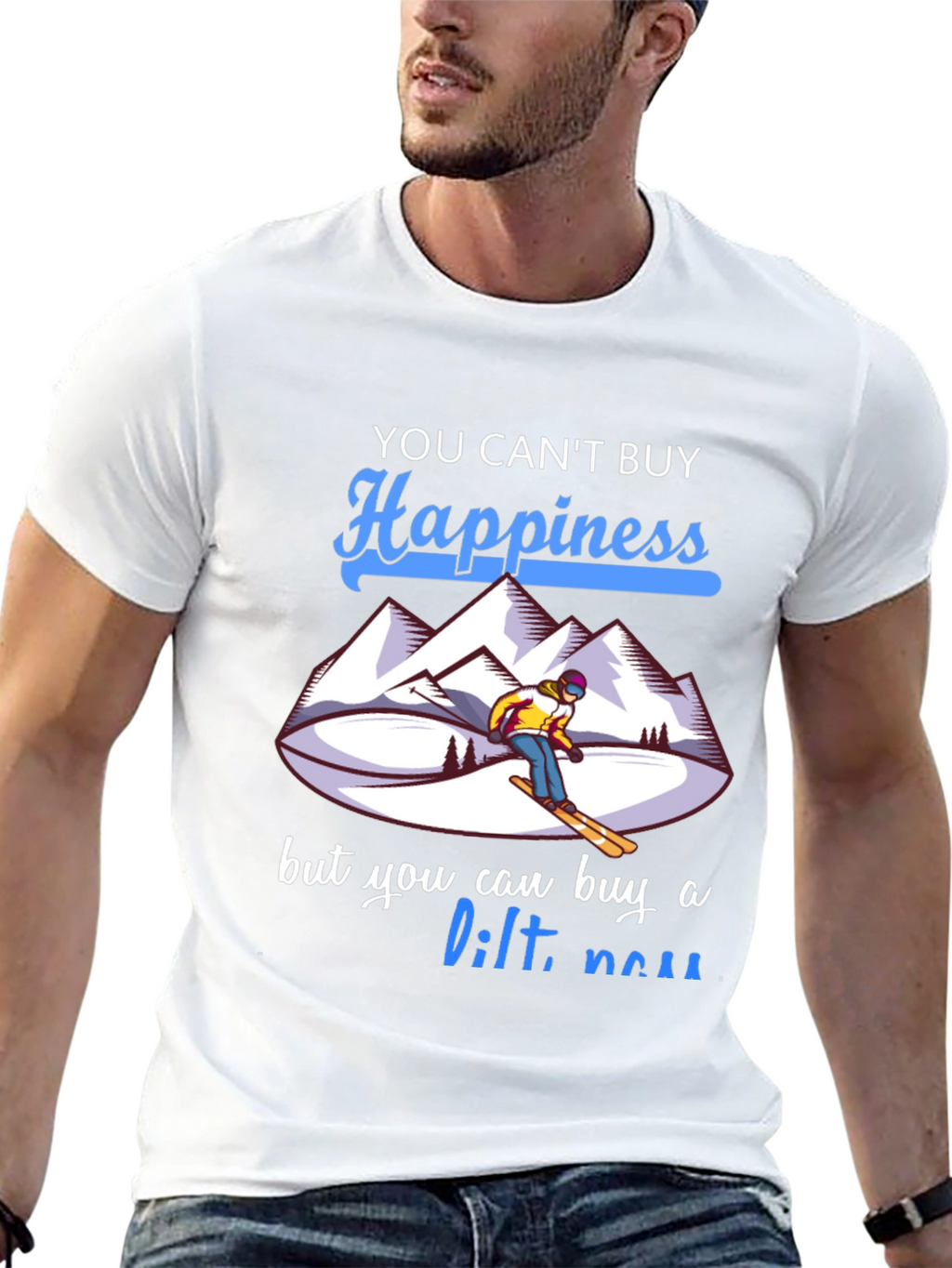 Skiing Happiness T-Shirt