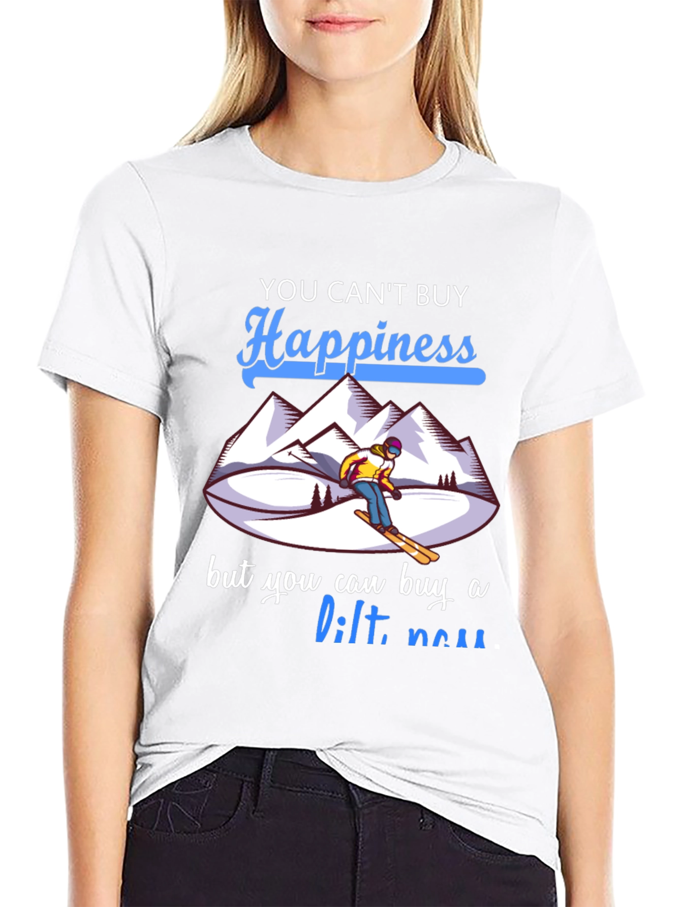 Skiing Happiness T-Shirt