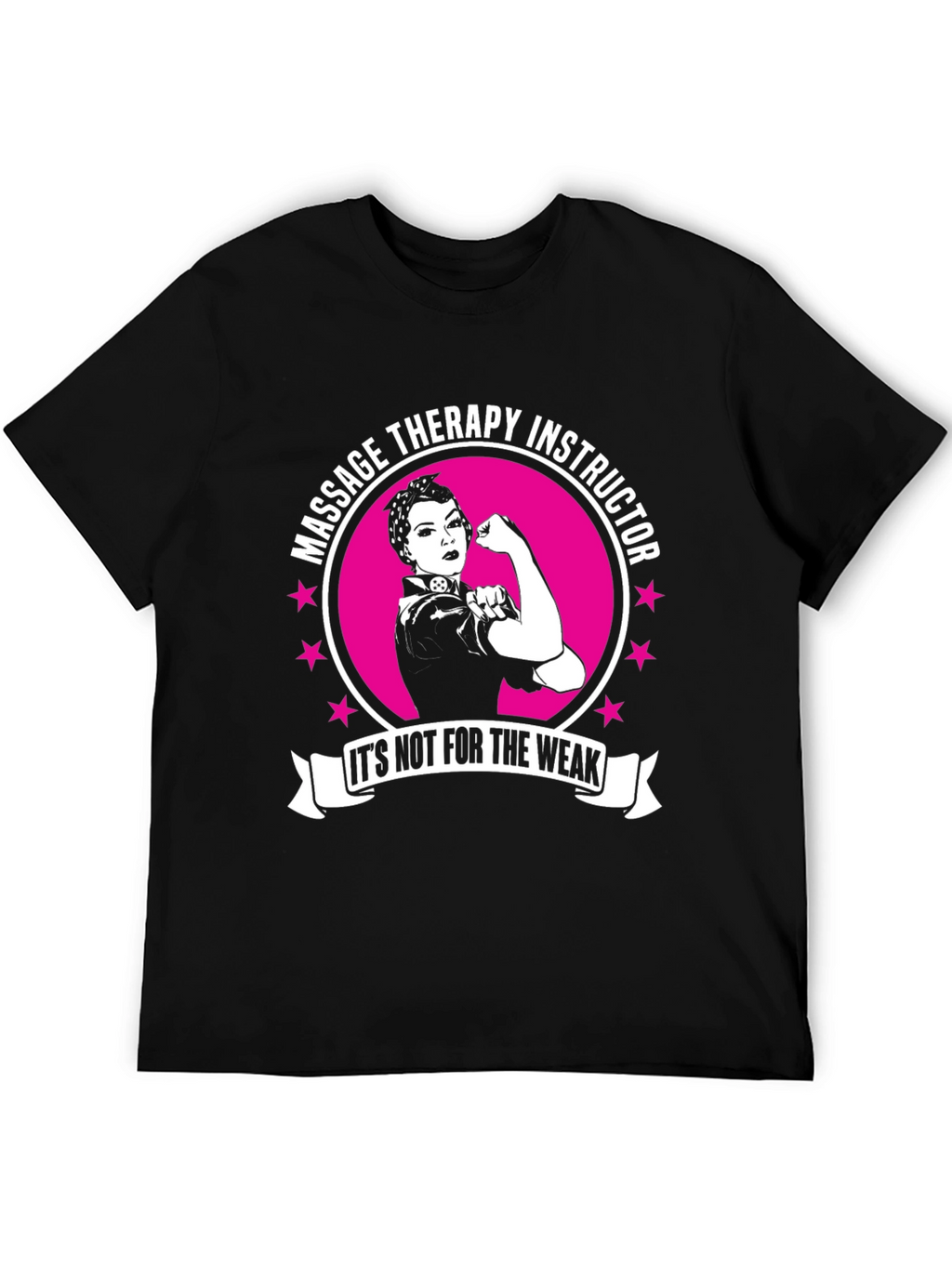 Massage Therapy Instructor T-Shirt - Strong Women Design