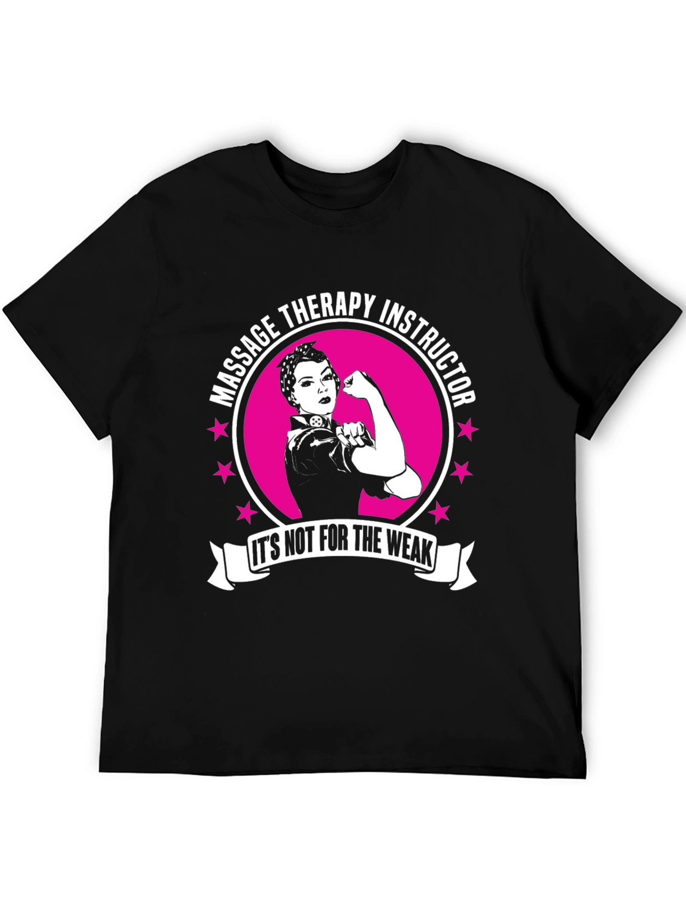 Massage Therapy Instructor T-Shirt - Strong Women Design