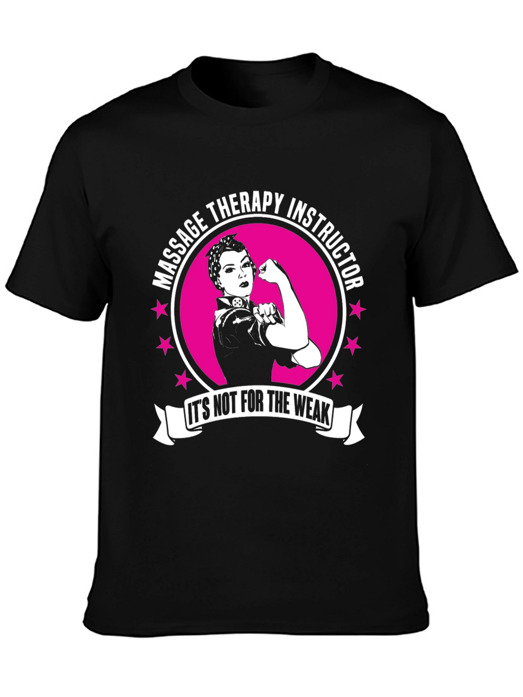 Massage Therapy Instructor T-Shirt - Strong Women Design