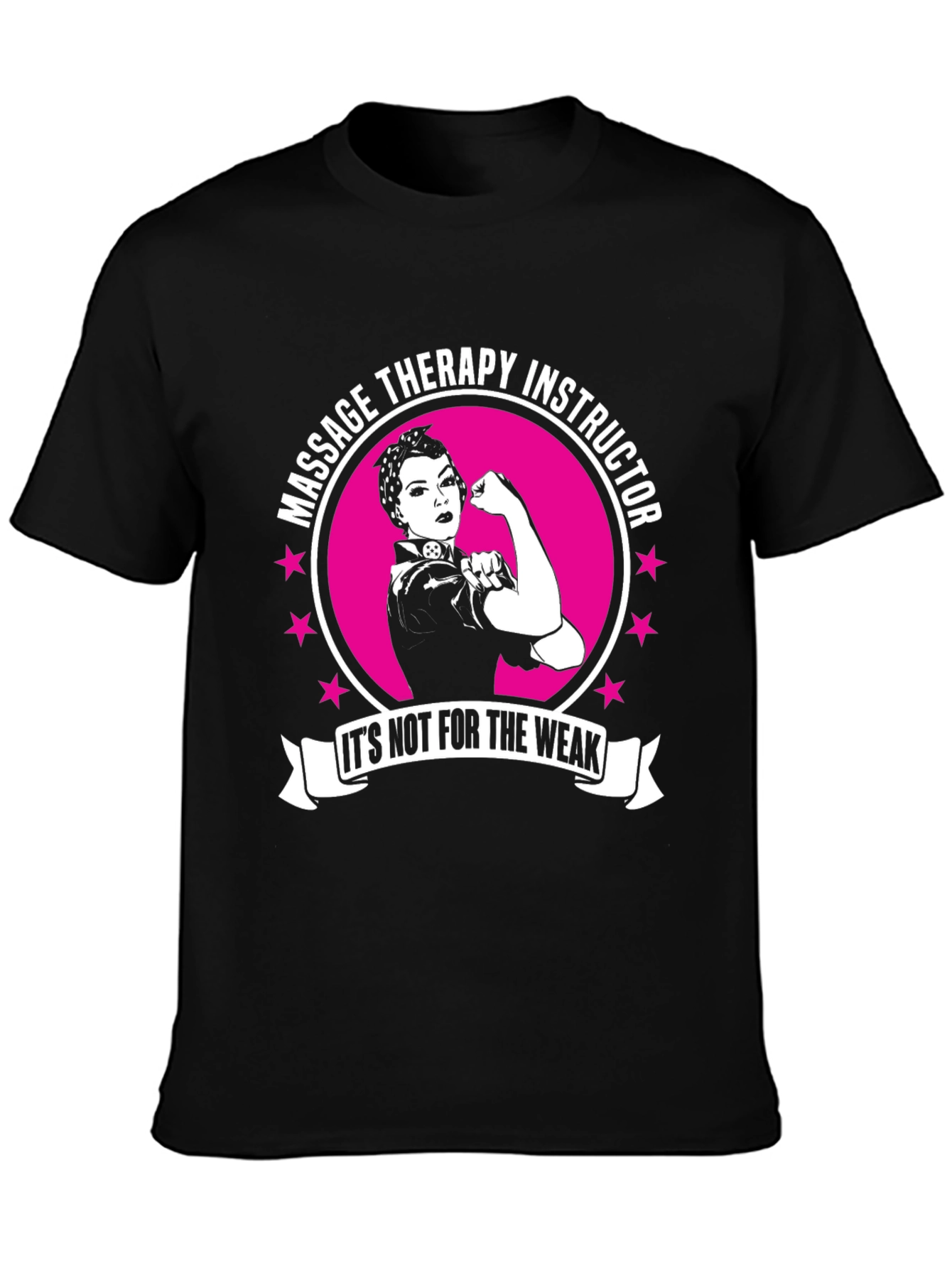 Massage Therapy Instructor T-Shirt - Strong Women Design