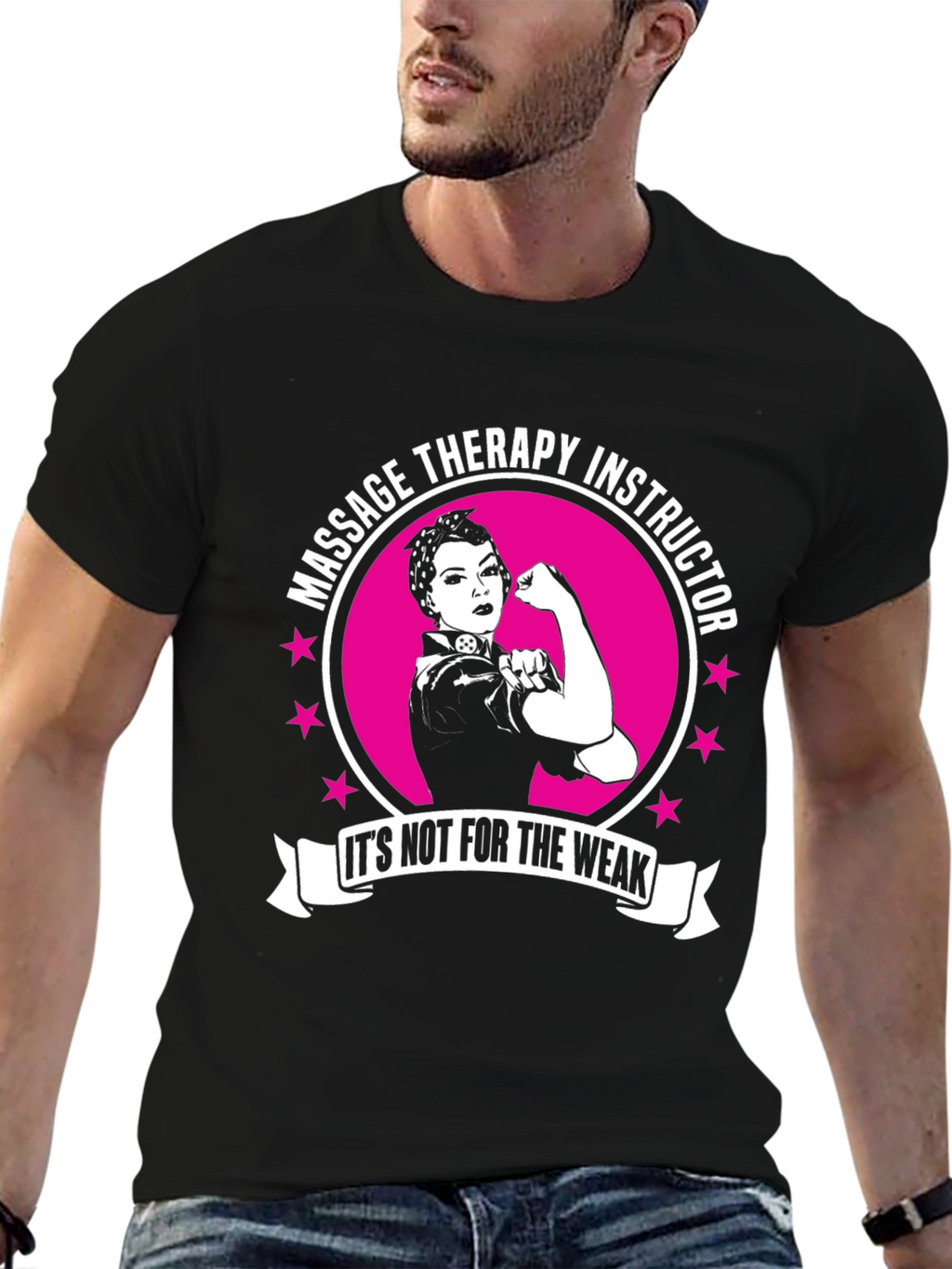 Massage Therapy Instructor T-Shirt - Strong Women Design