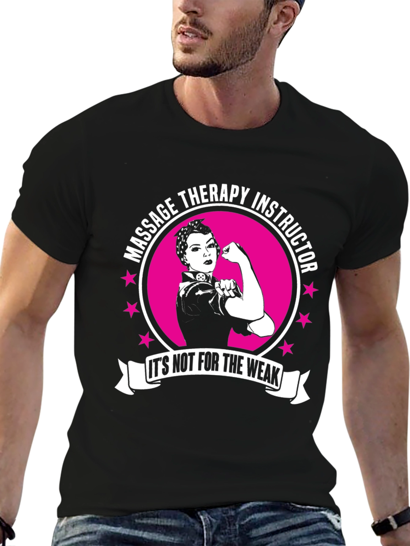 Massage Therapy Instructor T-Shirt - Strong Women Design