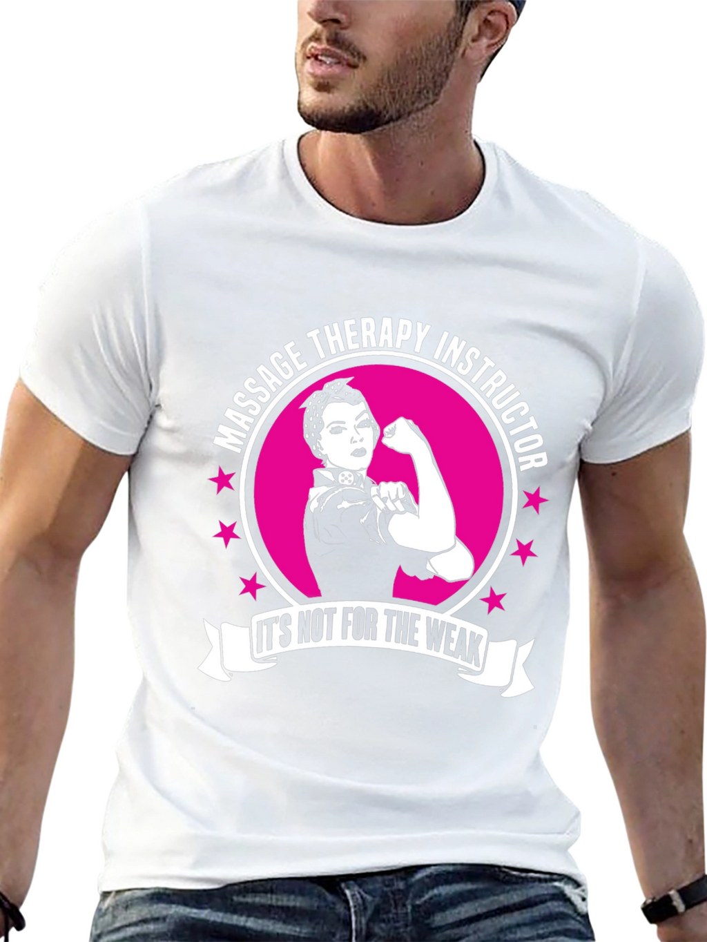 Massage Therapy Instructor T-Shirt - Strong Women Design