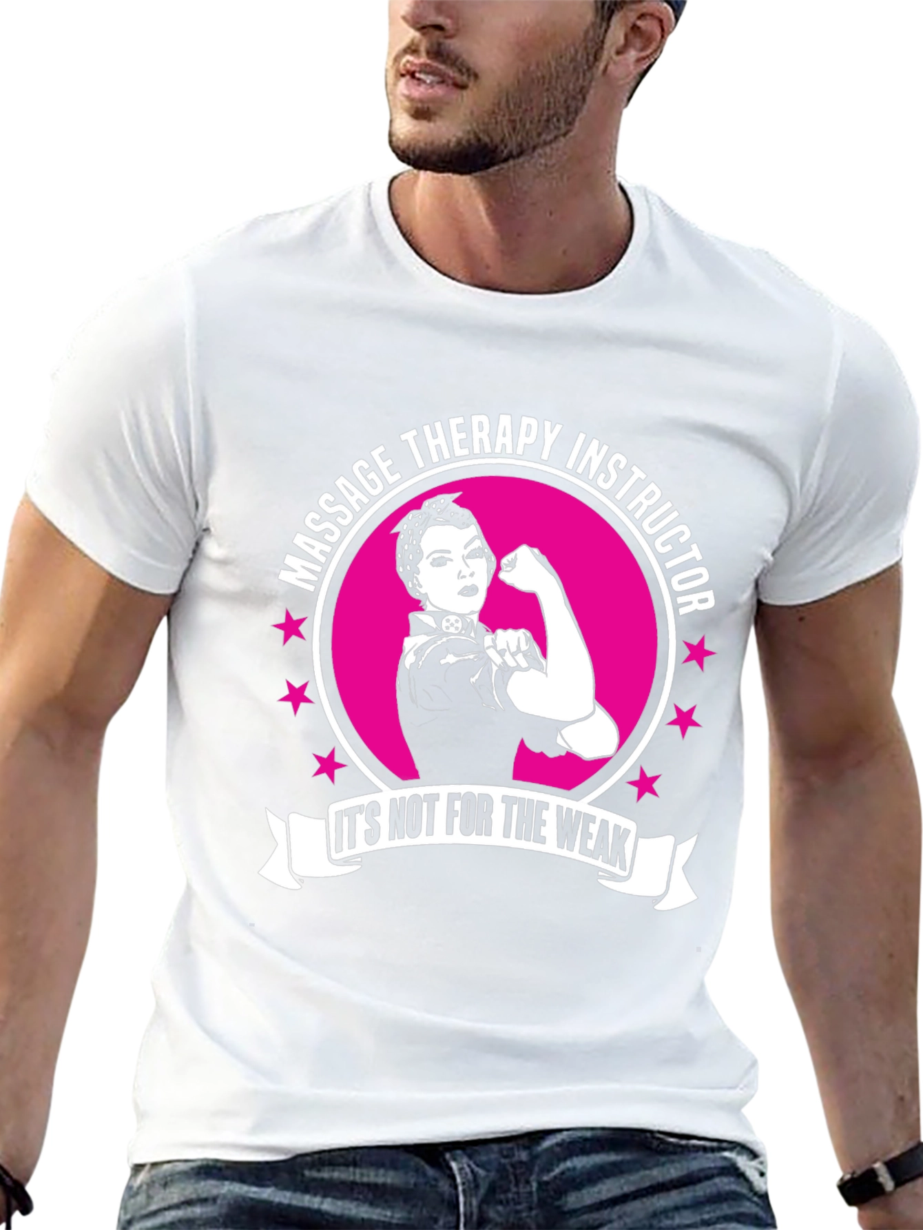 Massage Therapy Instructor T-Shirt - Strong Women Design