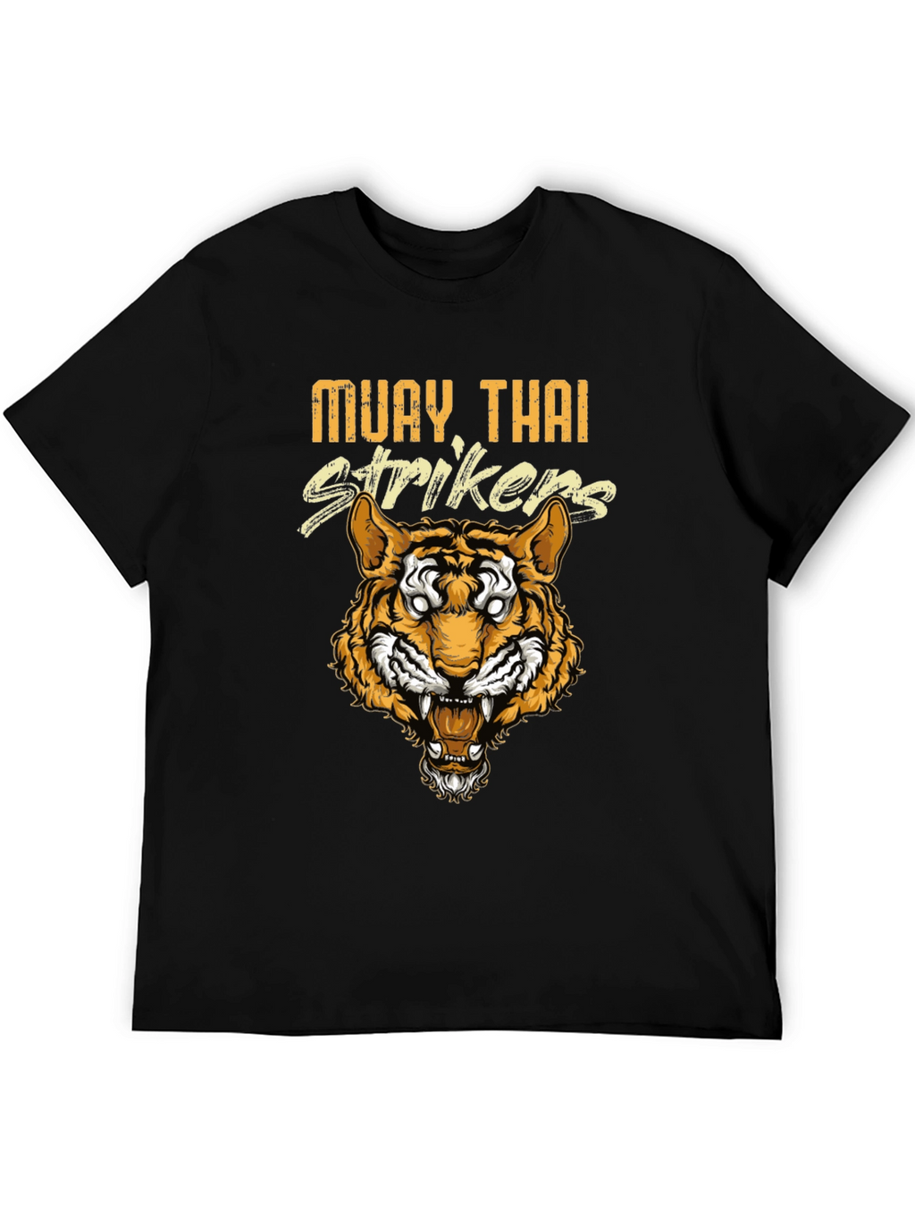 Muay Thai Strikers Graphic Tee - Tiger Design