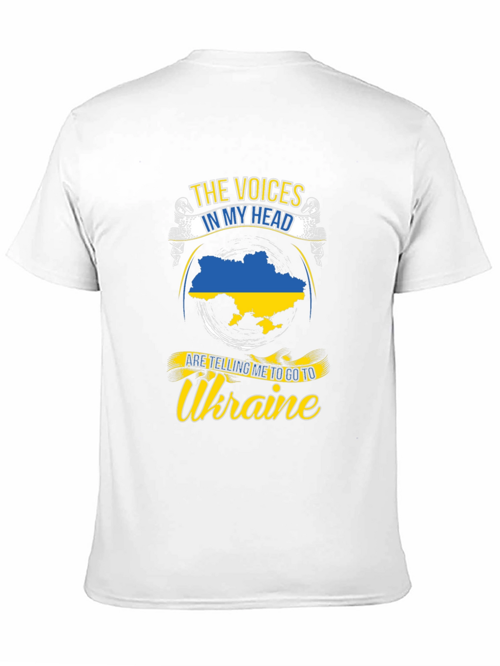 Ukraine Pride T-Shirt: Voices in My Head