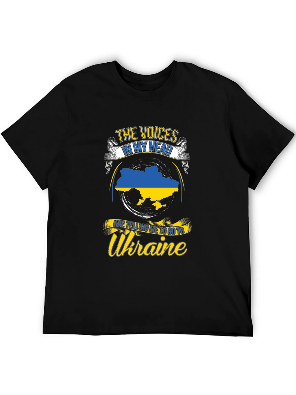 Ukraine Pride T-Shirt: Voices in My Head