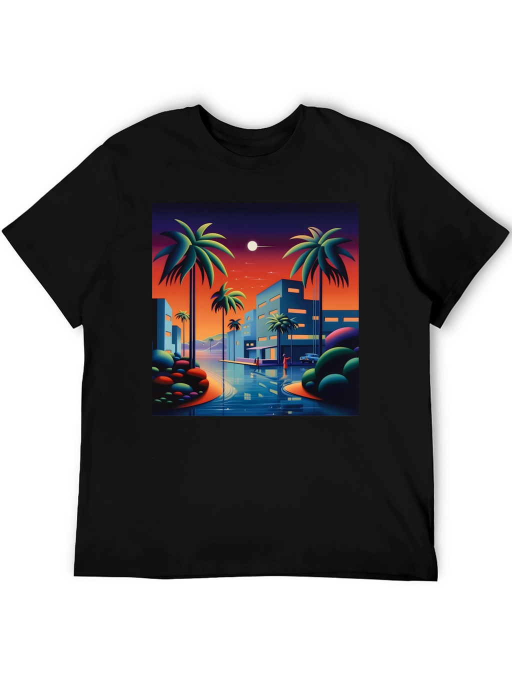 Sunset Palm Graphic Tee