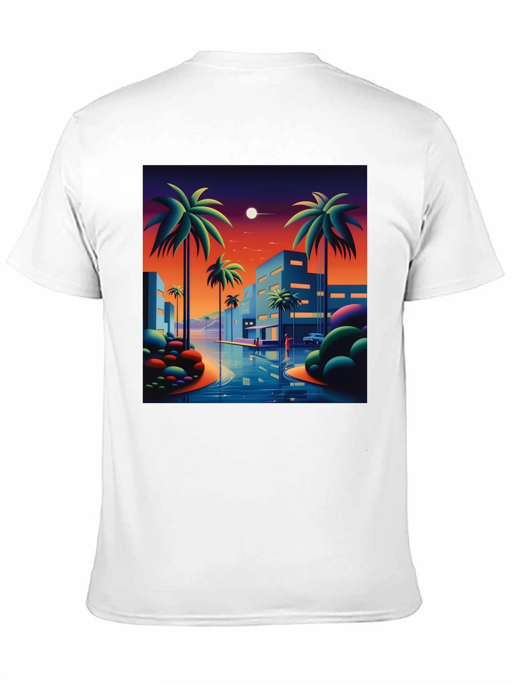 Sunset Palm Graphic Tee