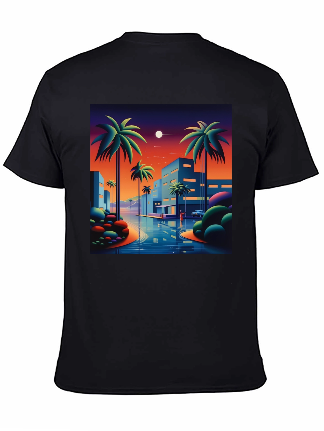 Sunset Palm Graphic Tee