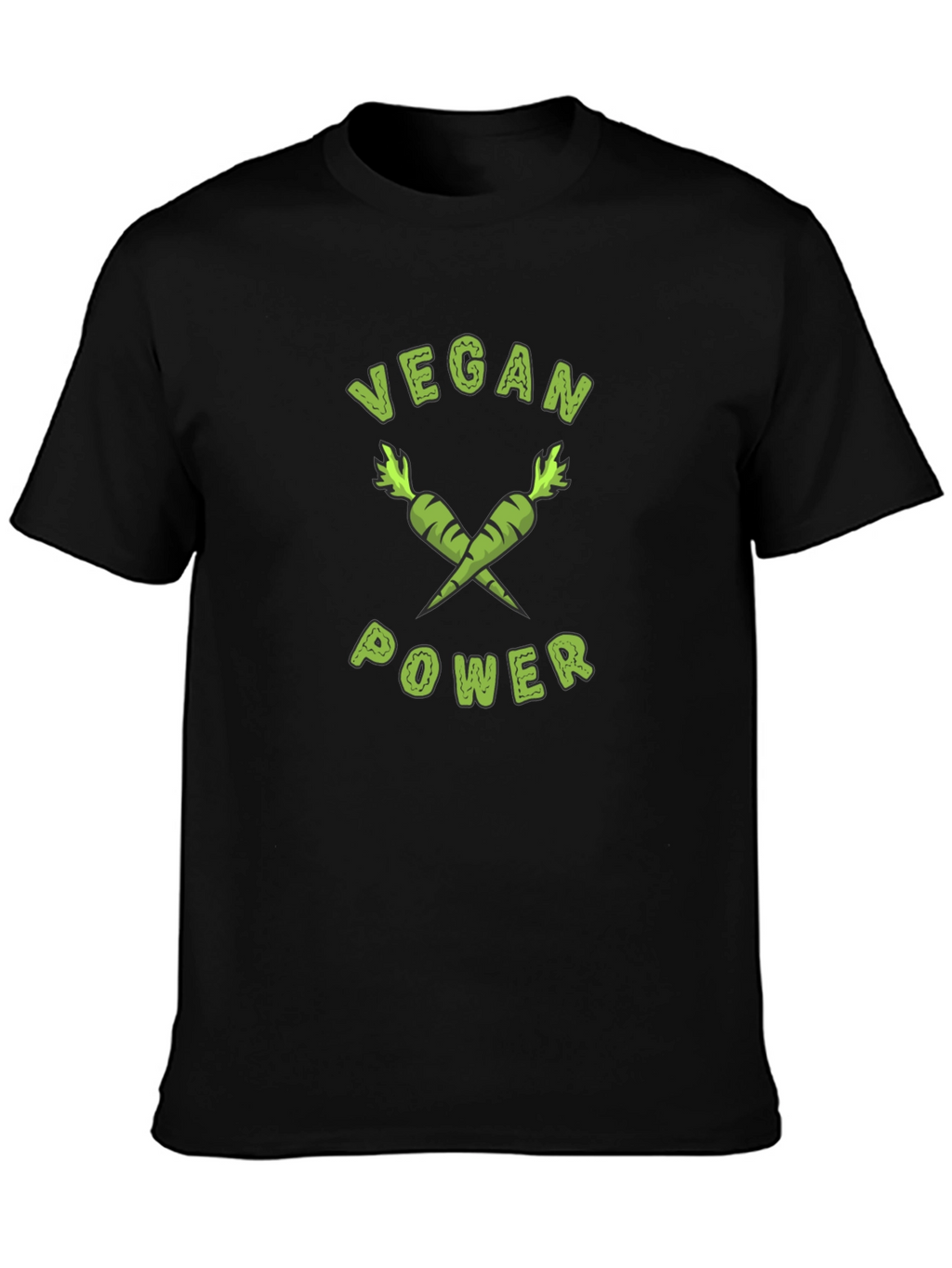 Vegan Power T-Shirt - Carrot Graphic Tee