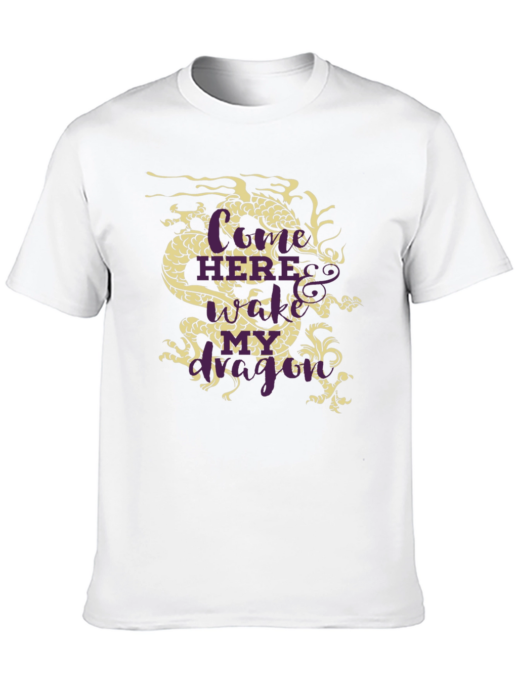 Dragon Graphic Tee - Here Be Dragons Black T-Shirt