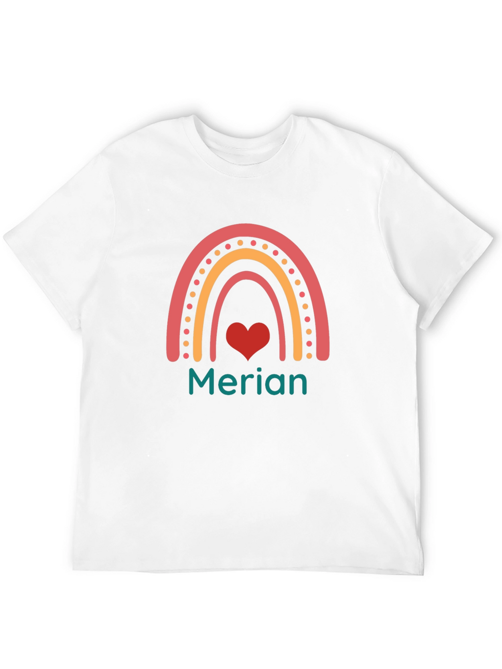 Merian Rainbow Heart Graphic Tee