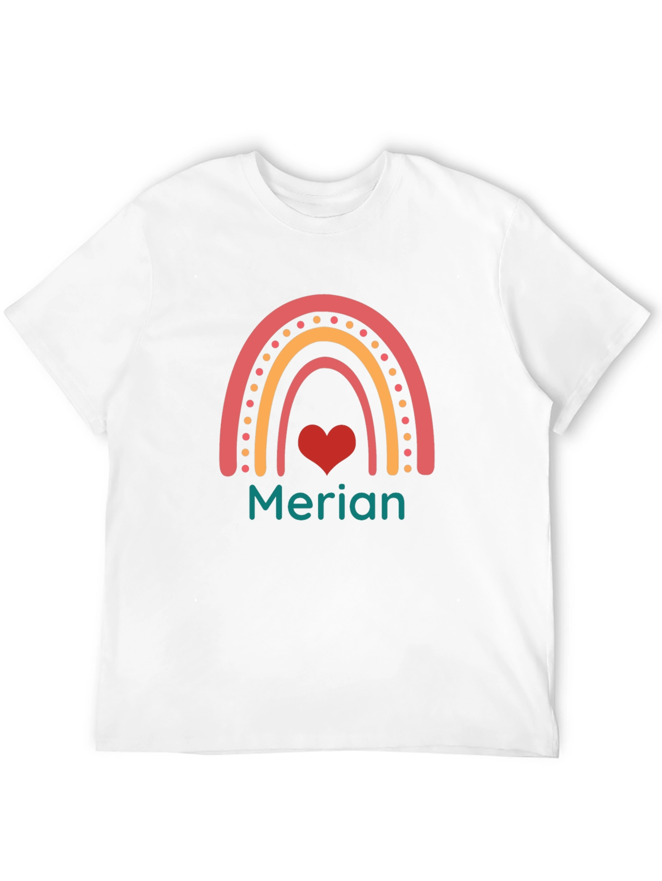 Merian Rainbow Heart Graphic Tee