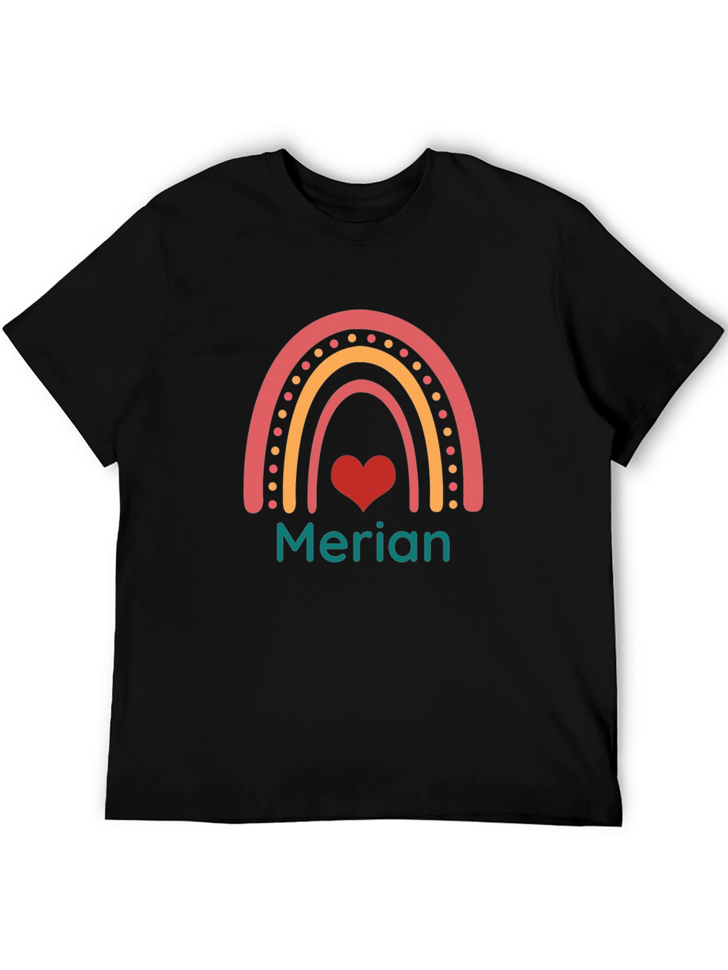 Merian Rainbow Heart Graphic Tee