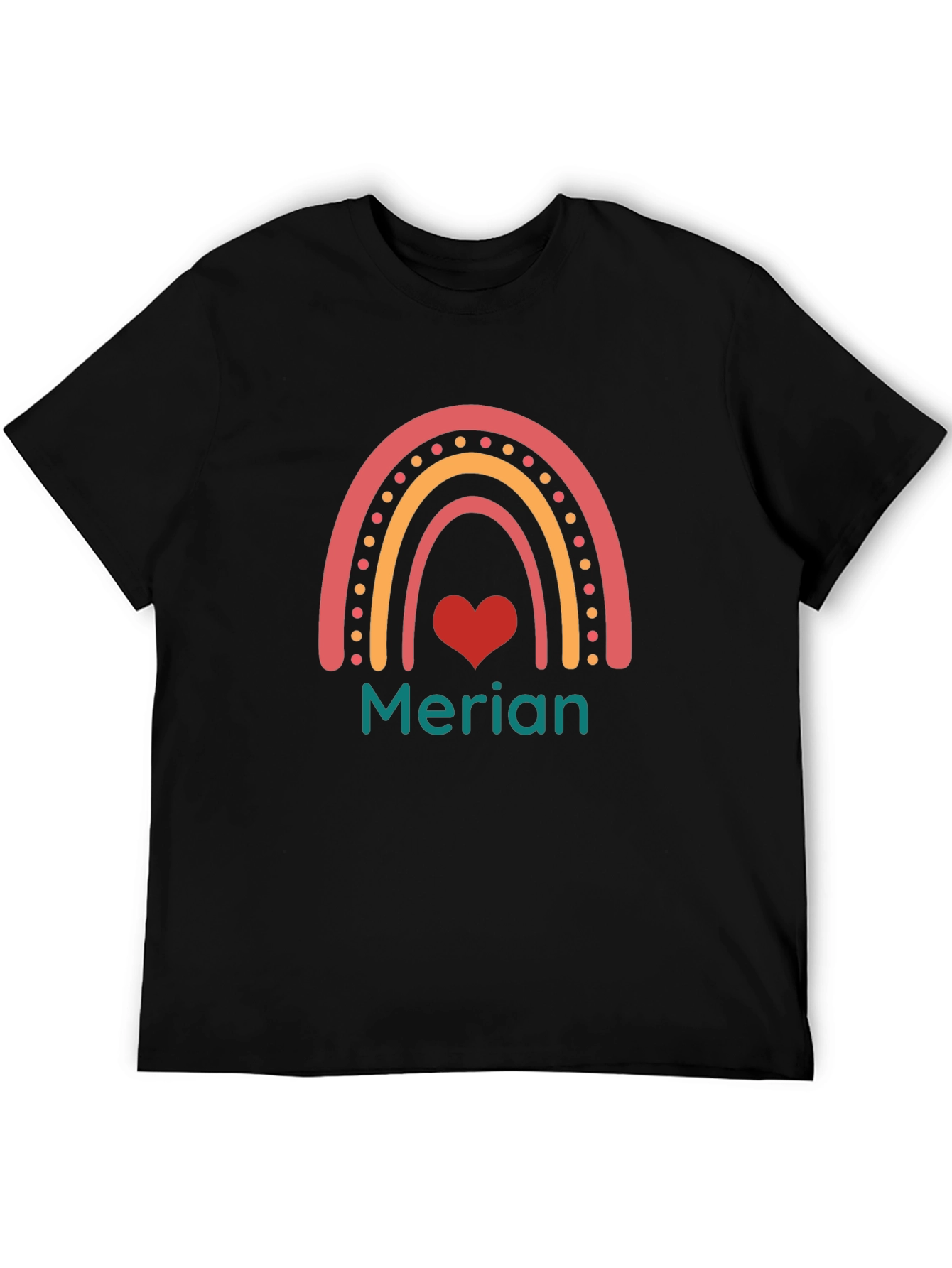 Merian Rainbow Heart Graphic Tee