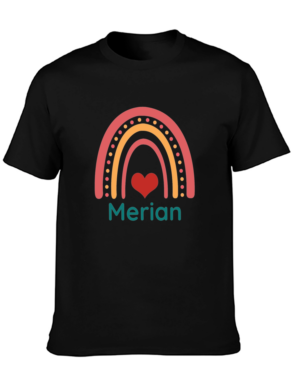 Merian Rainbow Heart Graphic Tee