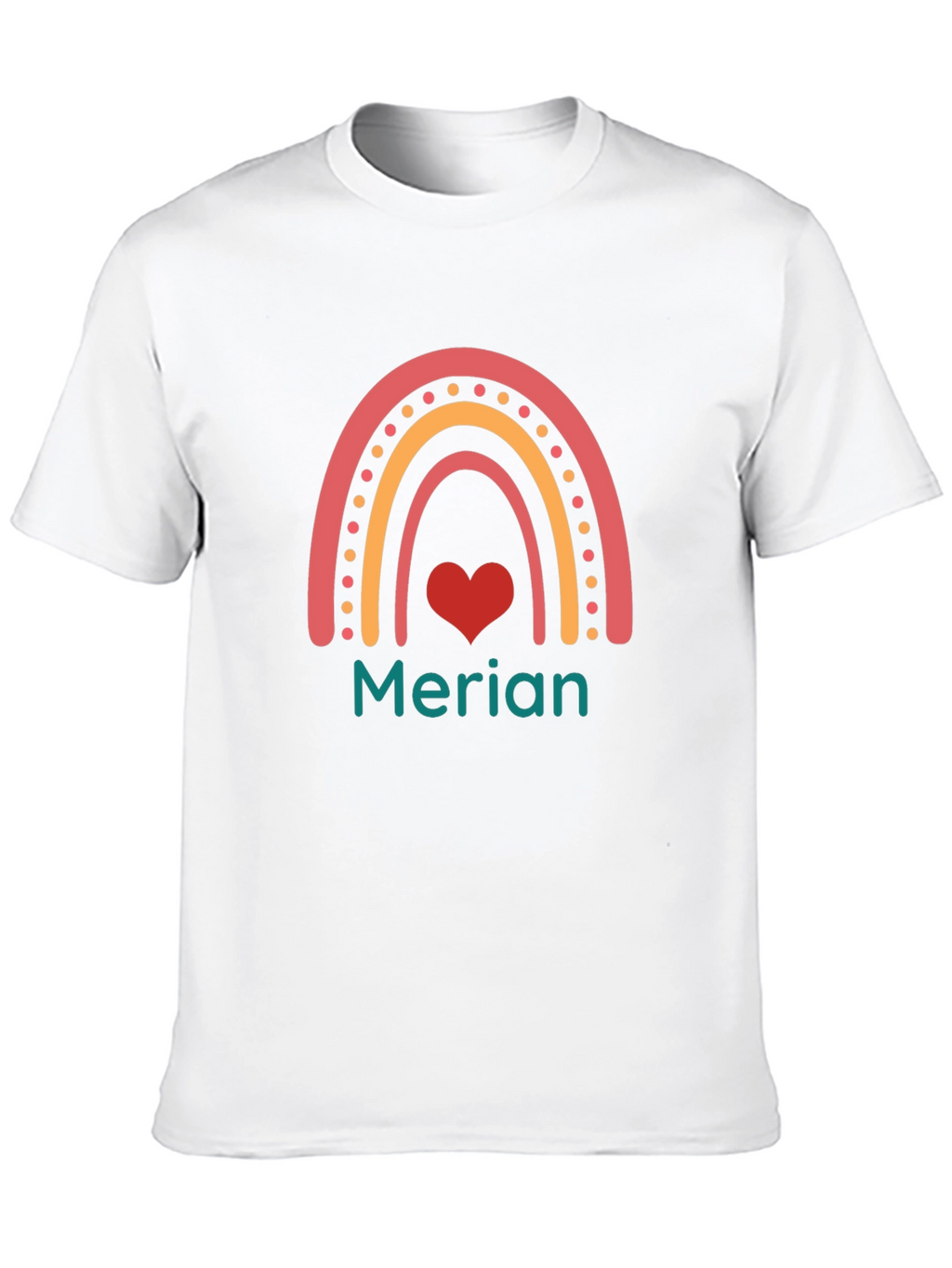 Merian Rainbow Heart Graphic Tee