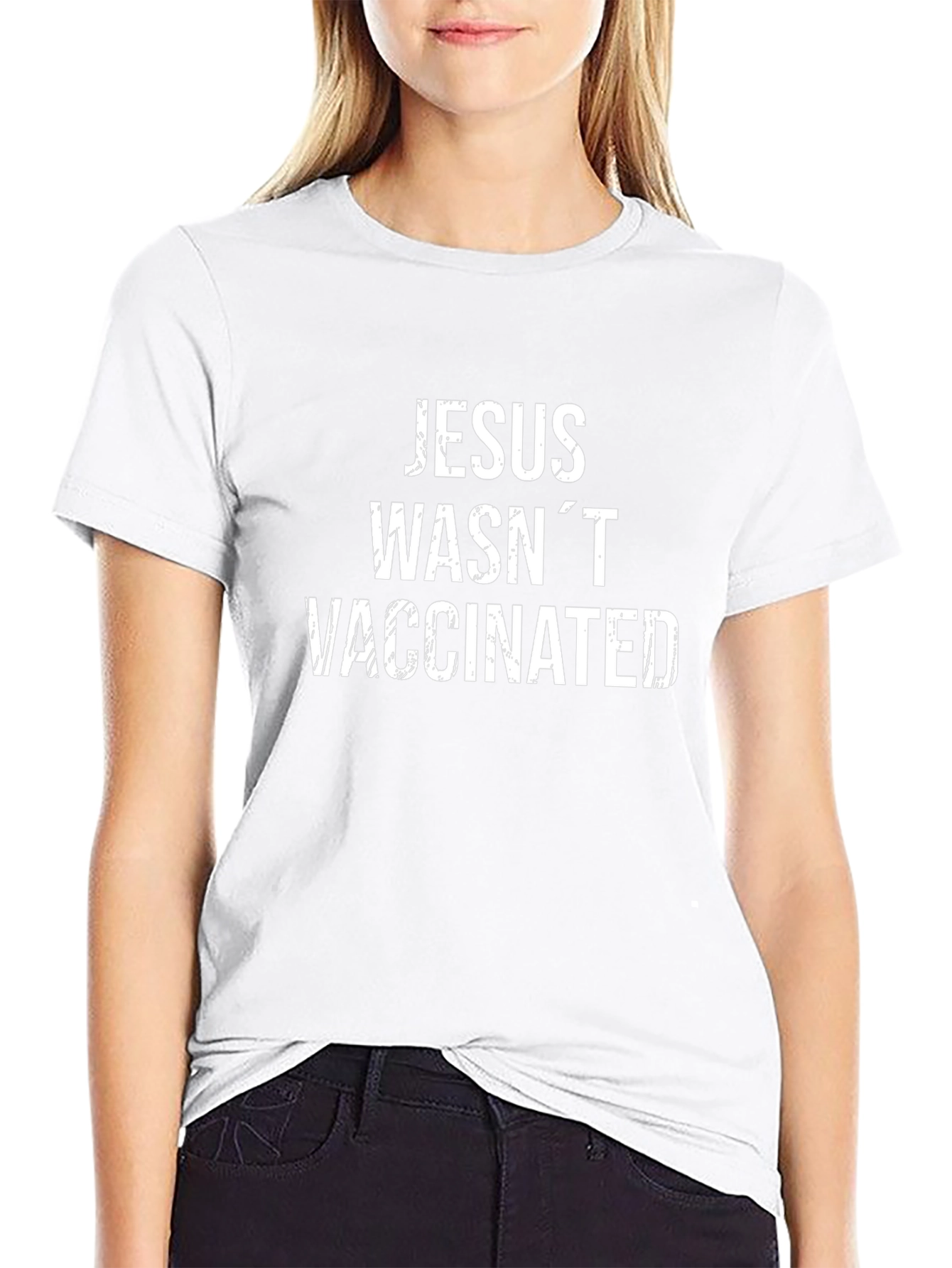 Jesus Wasnt Vaccinated Graphic Tee