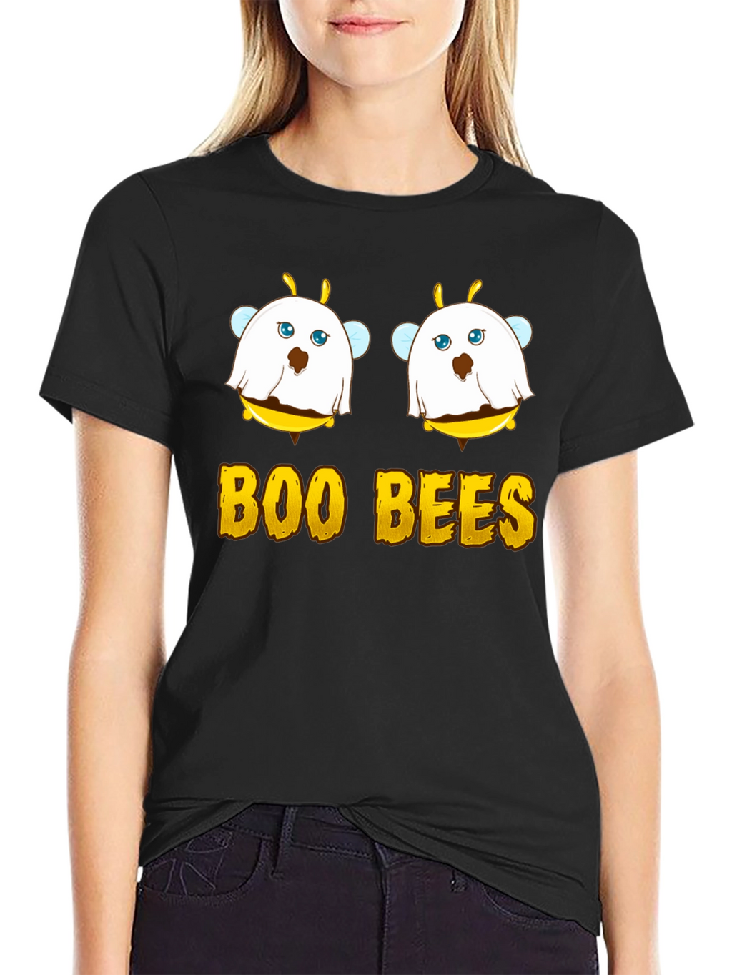Boo Bees Graphic T-Shirt - Halloween Humor