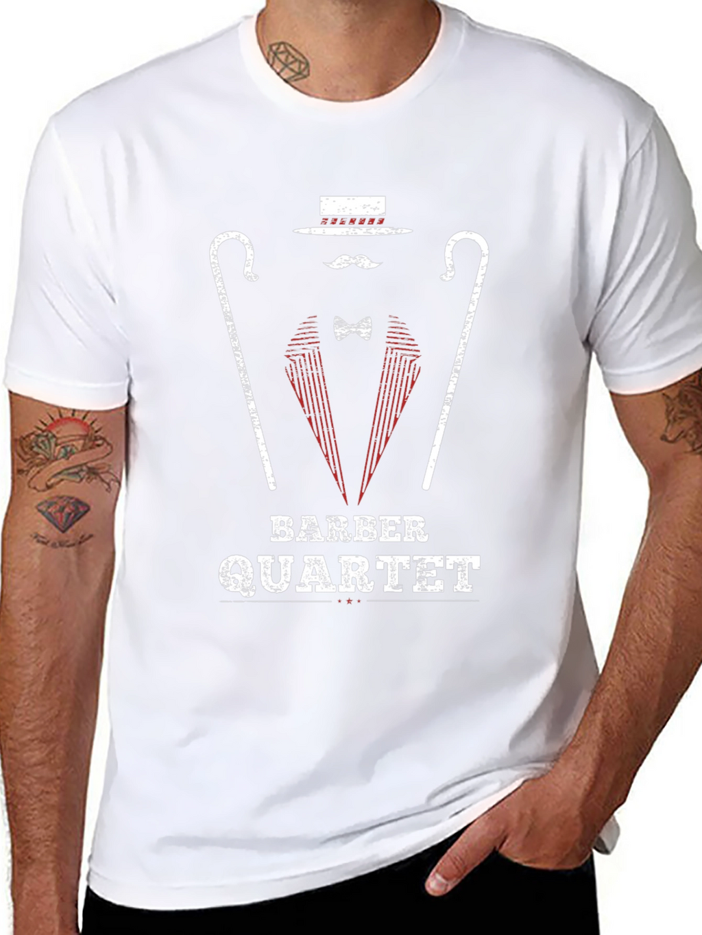 Barber Quartet T-Shirt - Classic Design