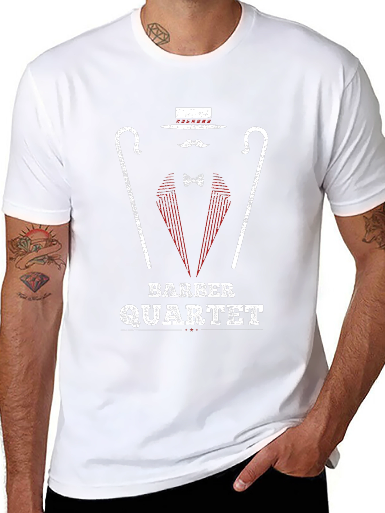 Barber Quartet T-Shirt - Classic Design