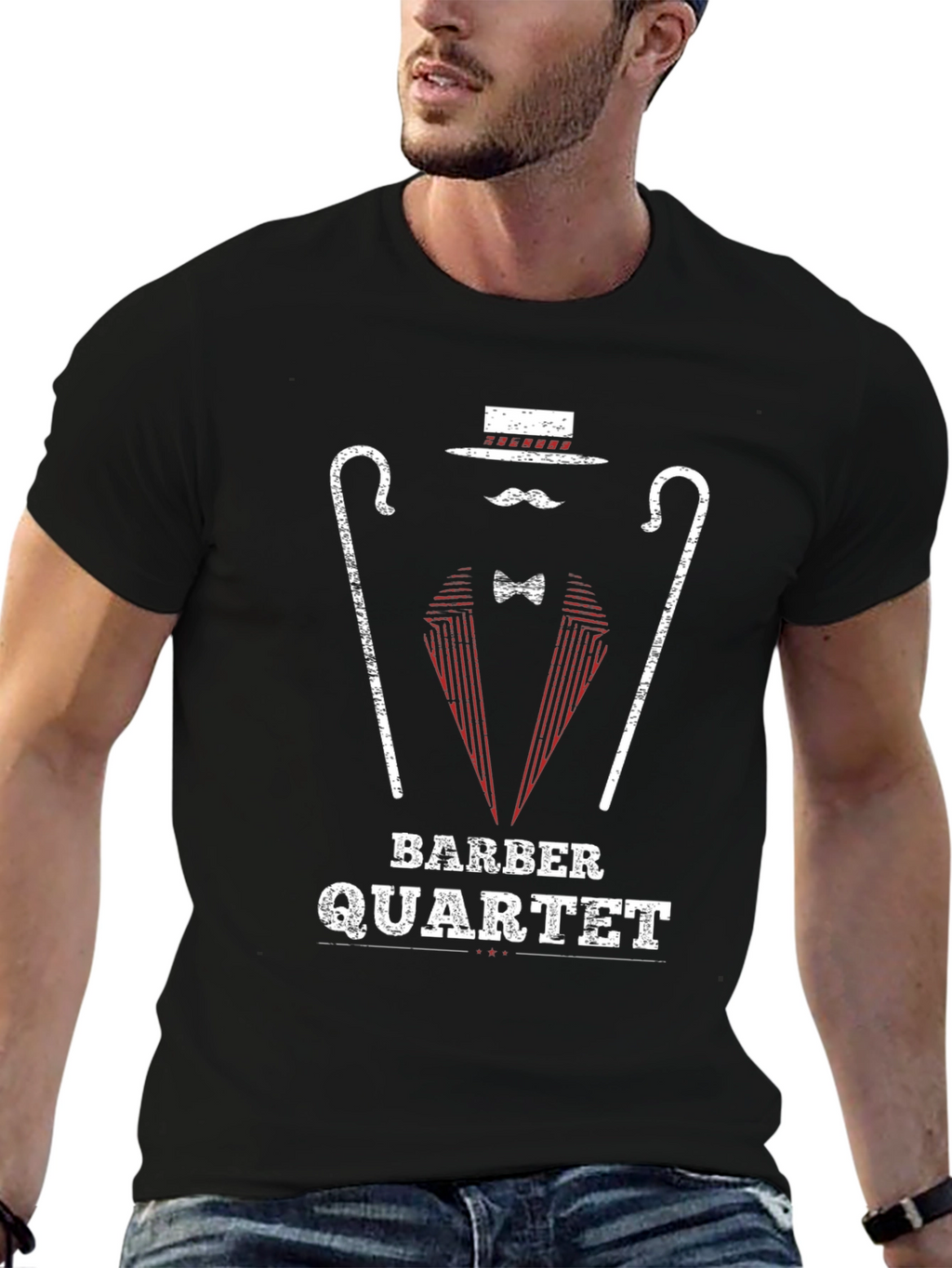 Barber Quartet T-Shirt - Classic Design