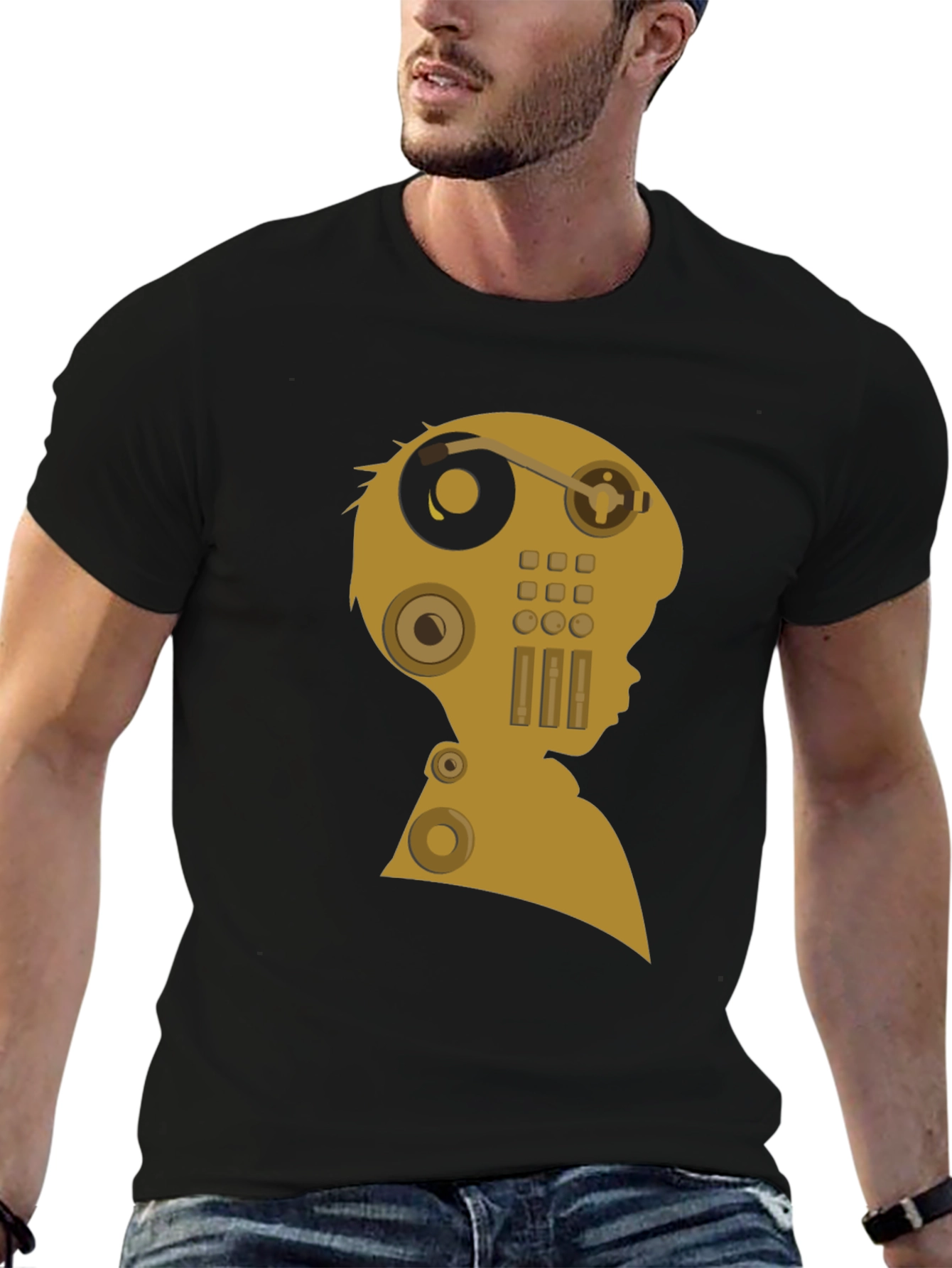 Retro Audio Mind T-Shirt - Unique Music Lover Tee