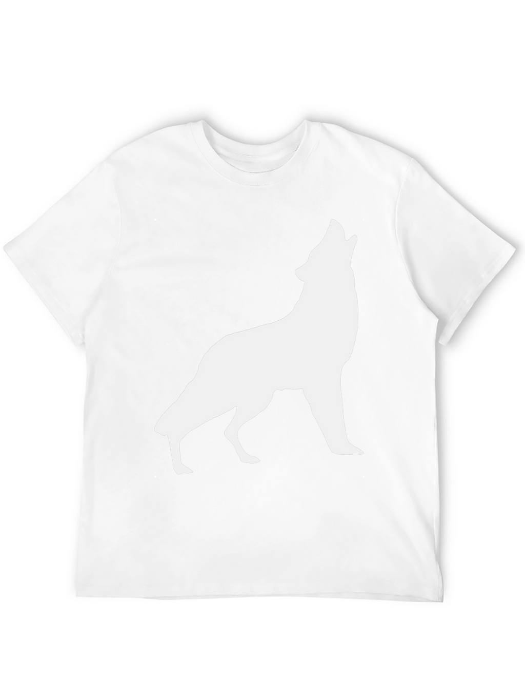 Wolf Howl Graphic Tee - Black Cotton T-Shirt
