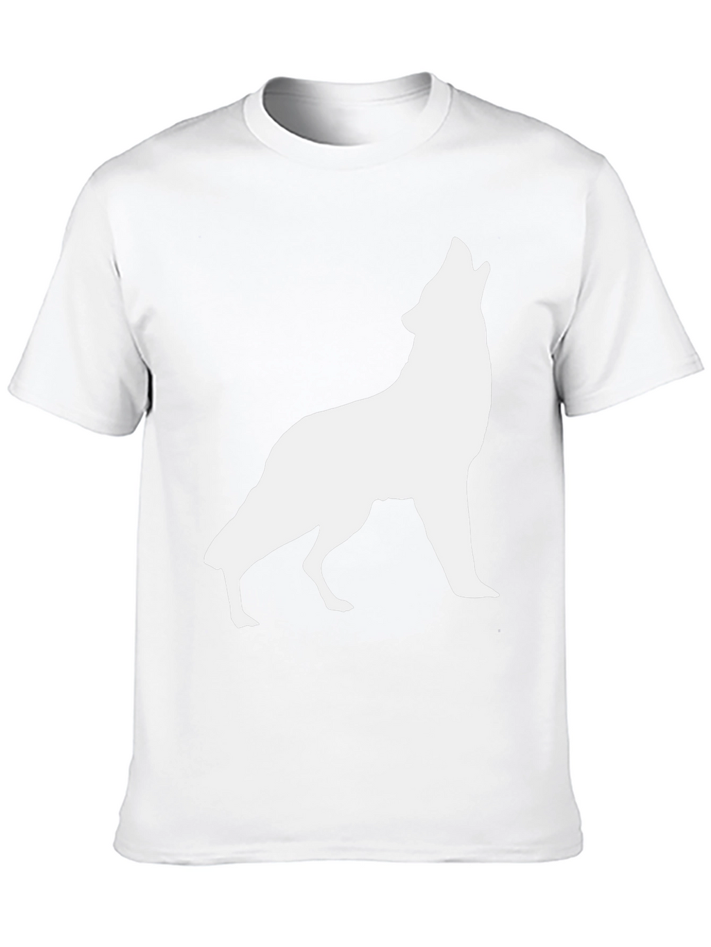 Wolf Howl Graphic Tee - Black Cotton T-Shirt
