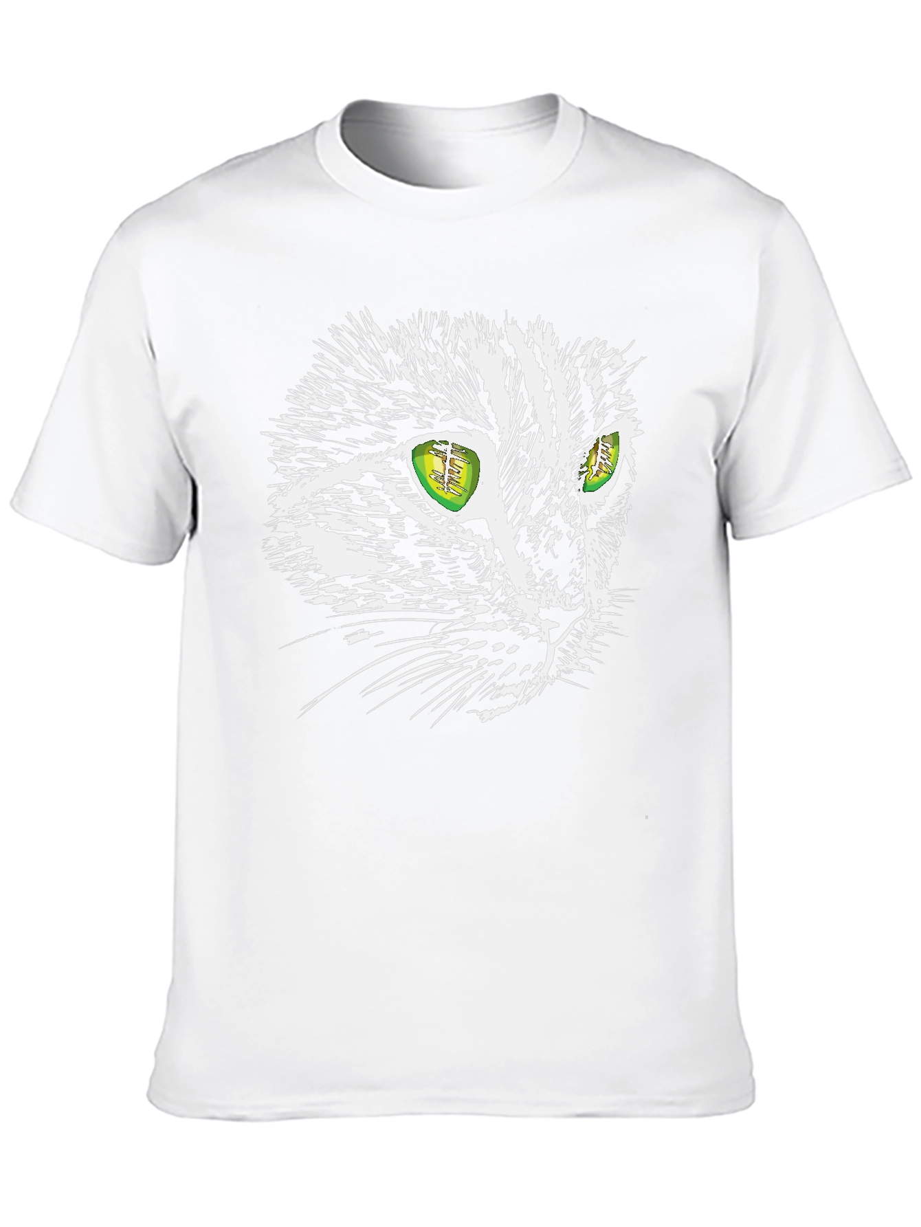Cool Cat Graphic Tee - Black Unisex T-Shirt