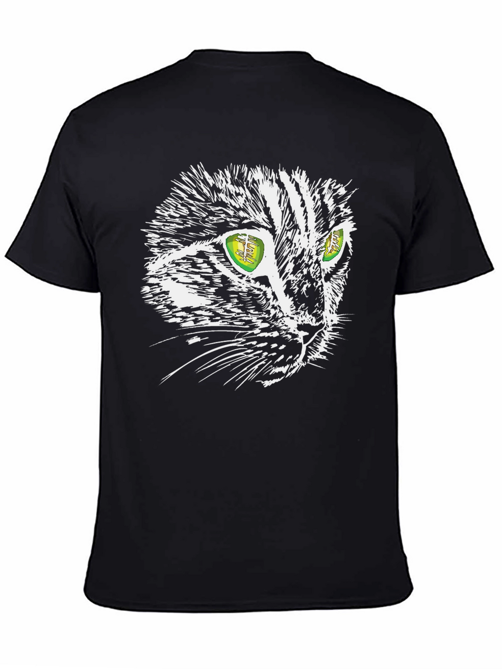 Cool Cat Graphic Tee - Black Unisex T-Shirt
