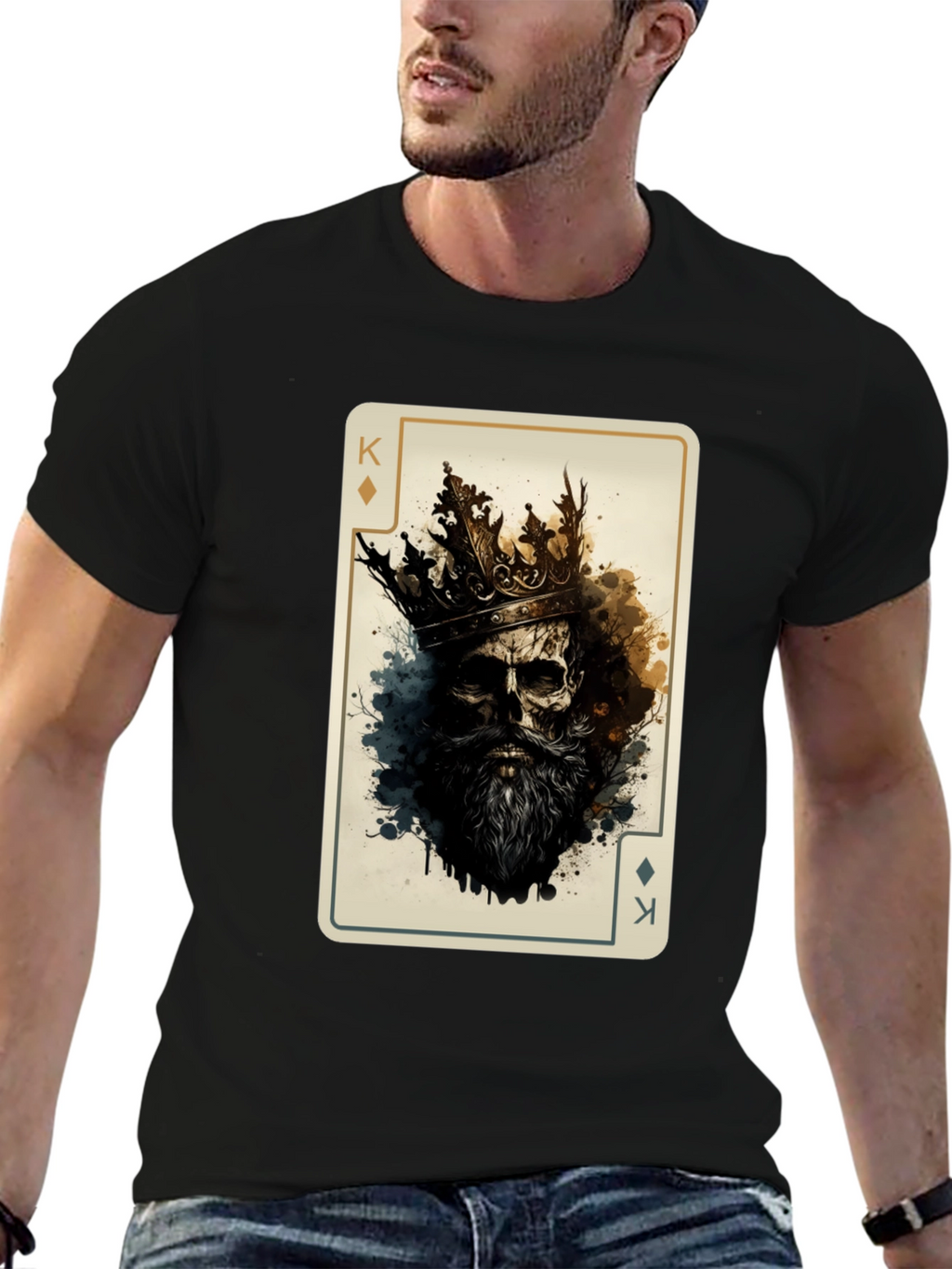 King of Diamonds Skull T-Shirt