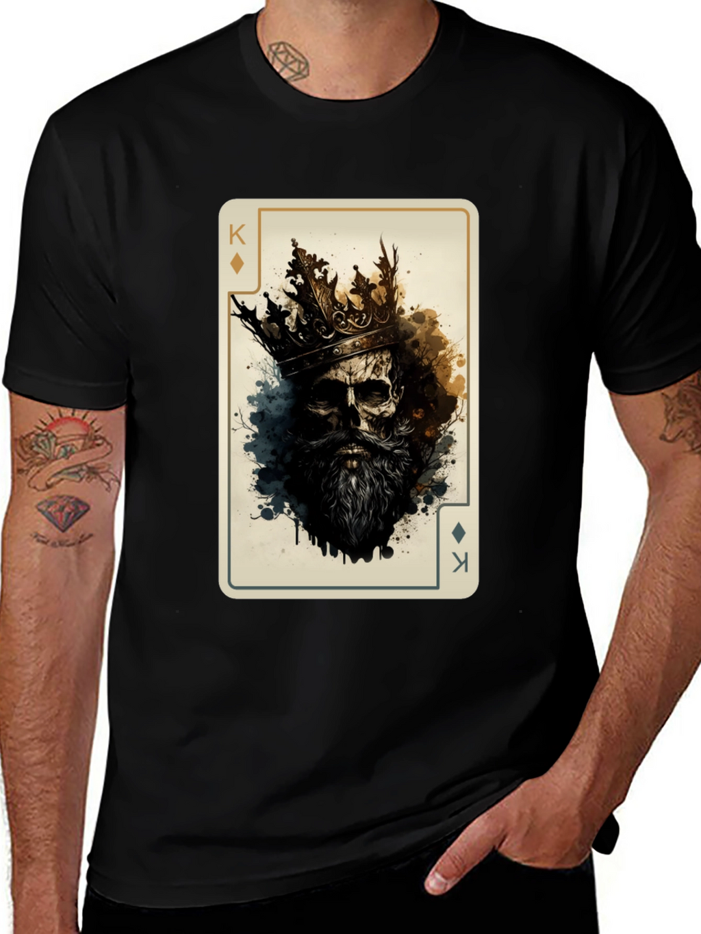 King of Diamonds Skull T-Shirt