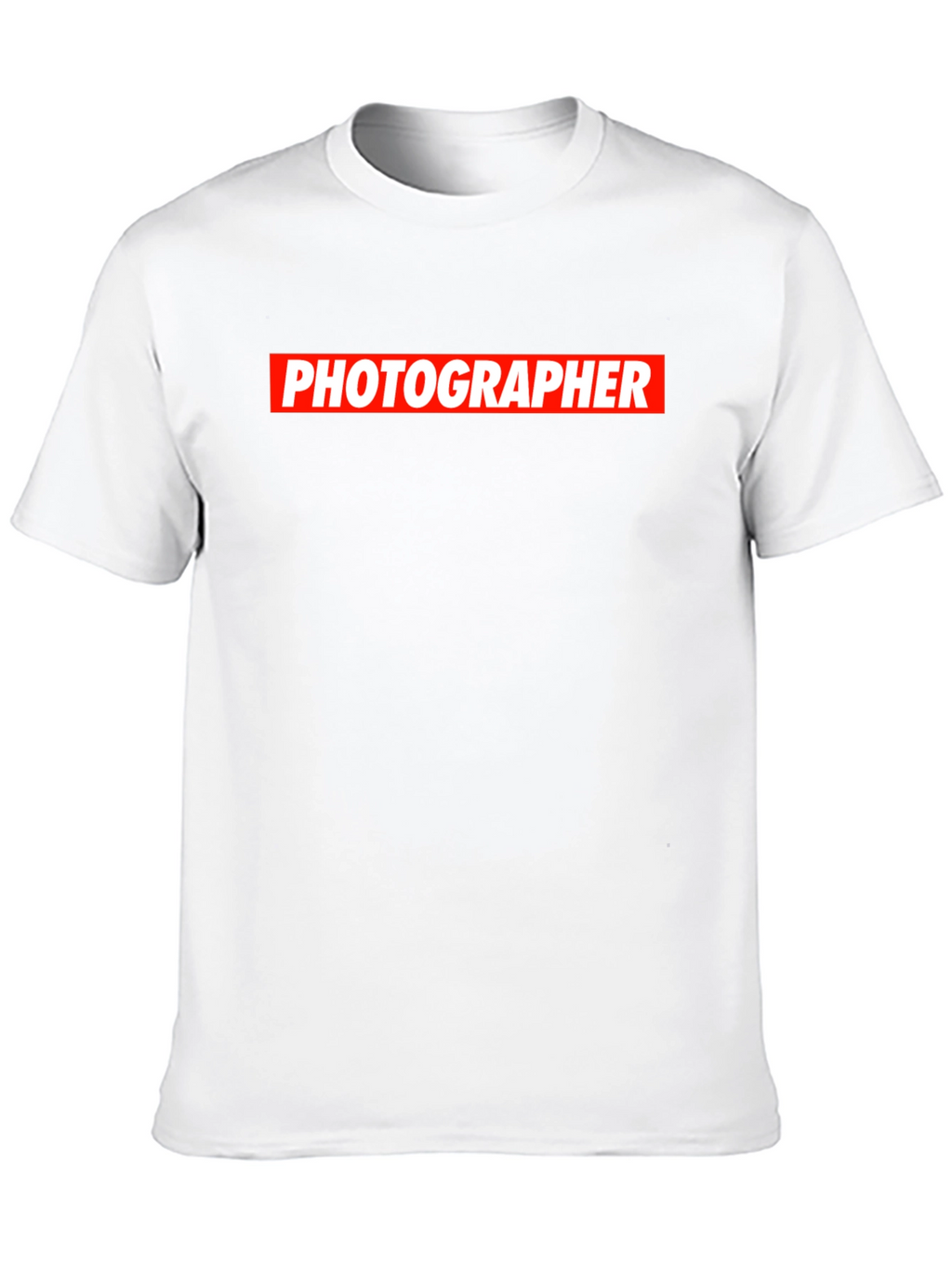 Photographer Tee - Cool Crew Neck T-Shirt