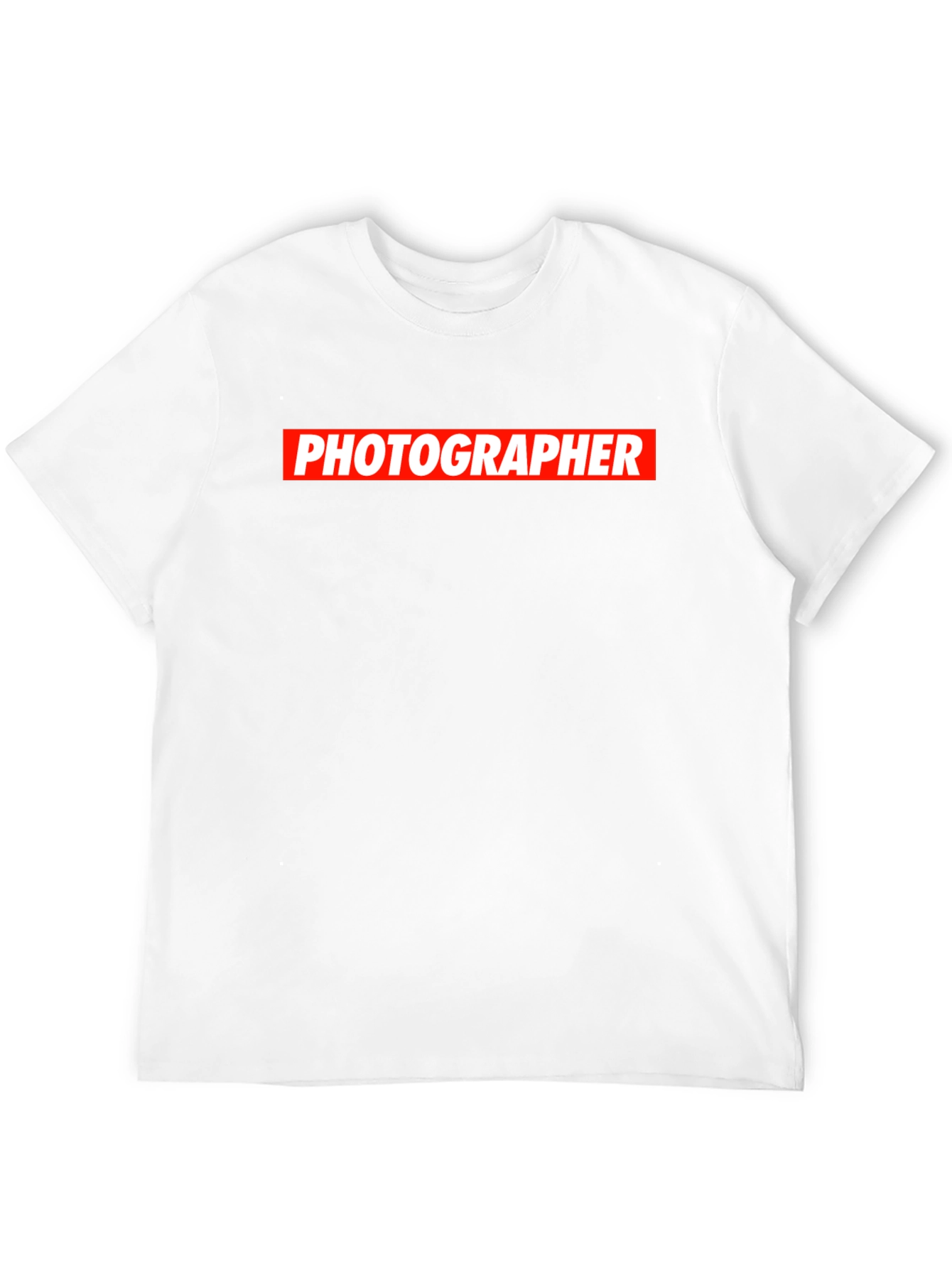 Photographer Tee - Cool Crew Neck T-Shirt